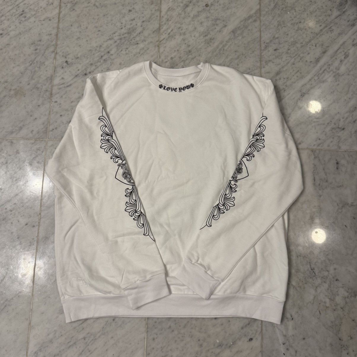 Chrome Hearts Chrome Hearts Love You Crewneck Size US L / EU 52-54 / 3 - 2 Thumbnail