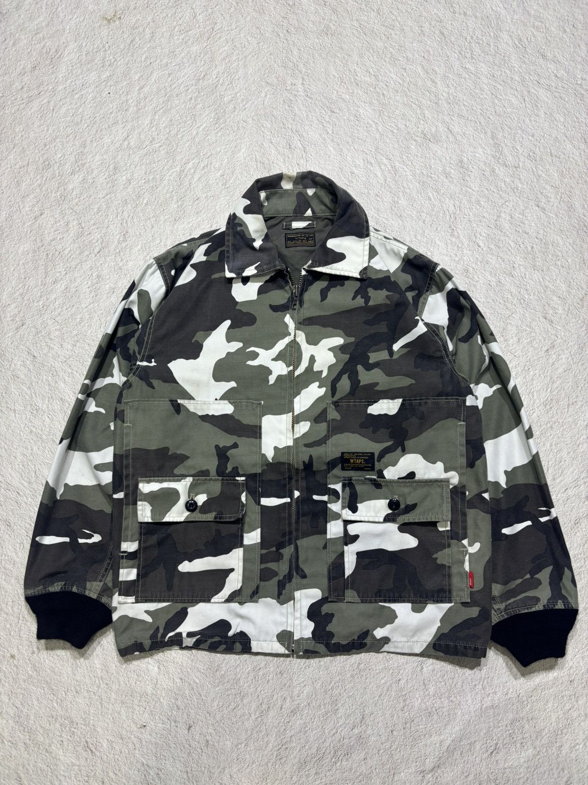 Wtaps RARE Wtaps urban Camo Jacket Twill Bomber Size US S / EU 44-46 / 1 - 1 Thumbnail