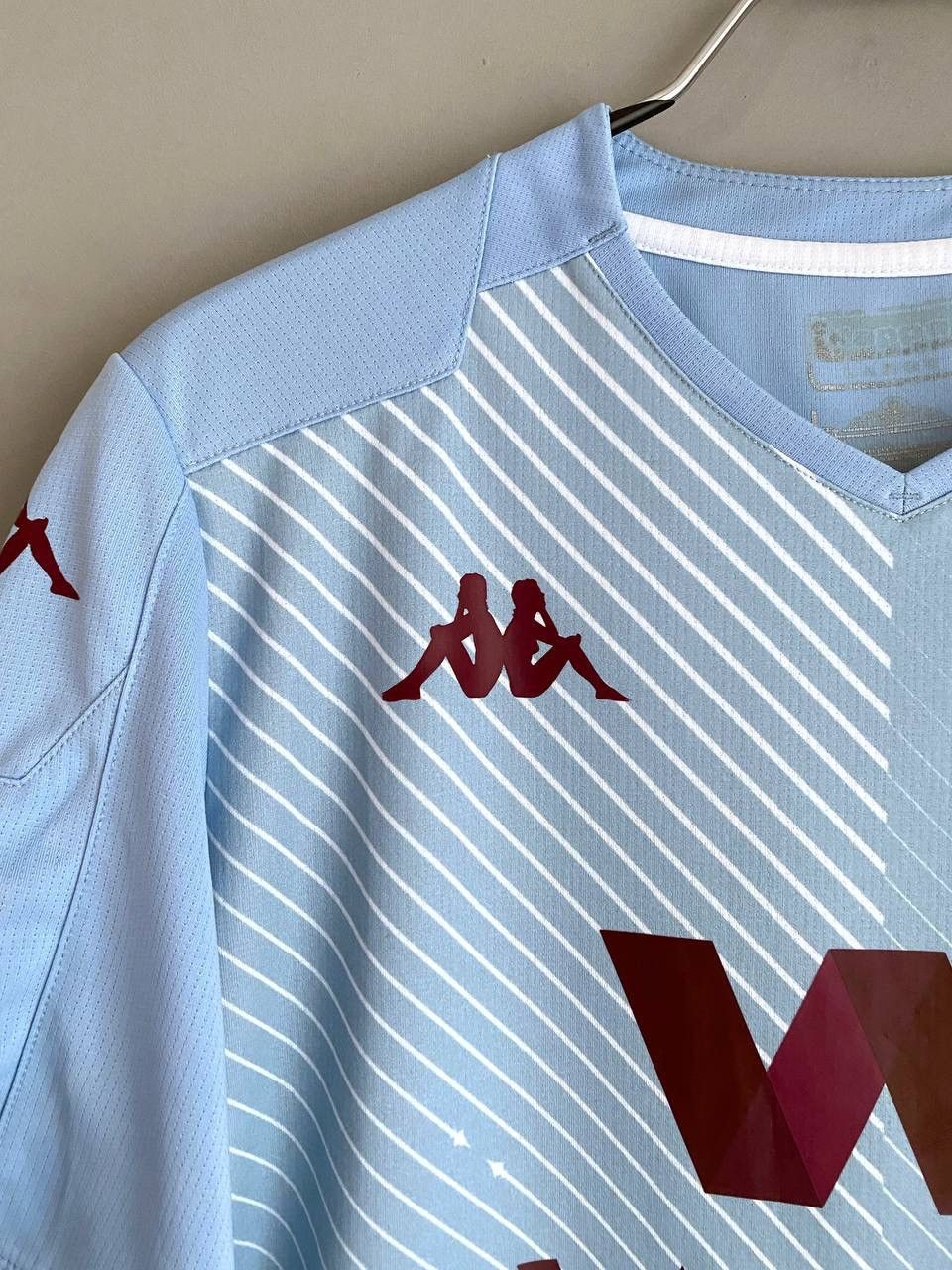 Kappa FC Aston Villa 2019/20 Away Football Shirt Soccer Jersey, M Size US M / EU 48-50 / 2 - 6 Thumbnail