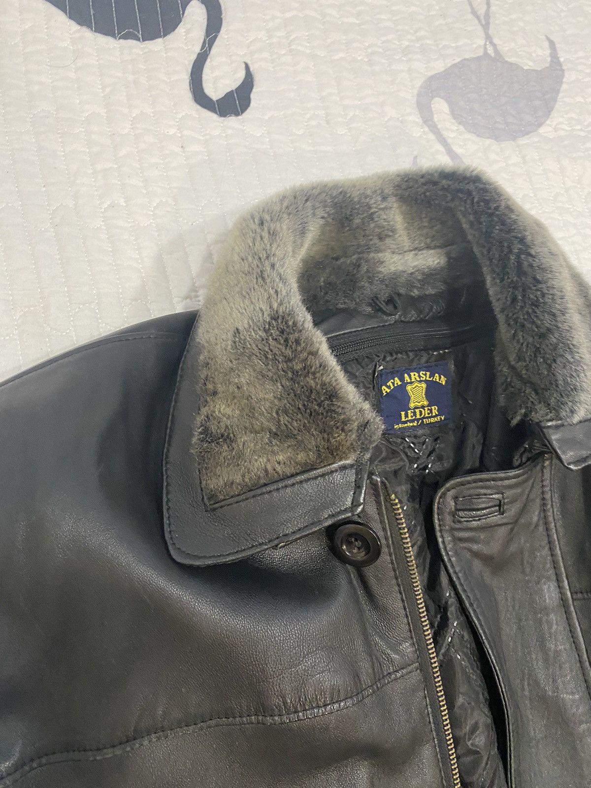 14th Addiction Leather Fur 14TH Addiction Coat Jacket vest avant garde Size US L / EU 52-54 / 3 - 21 Thumbnail