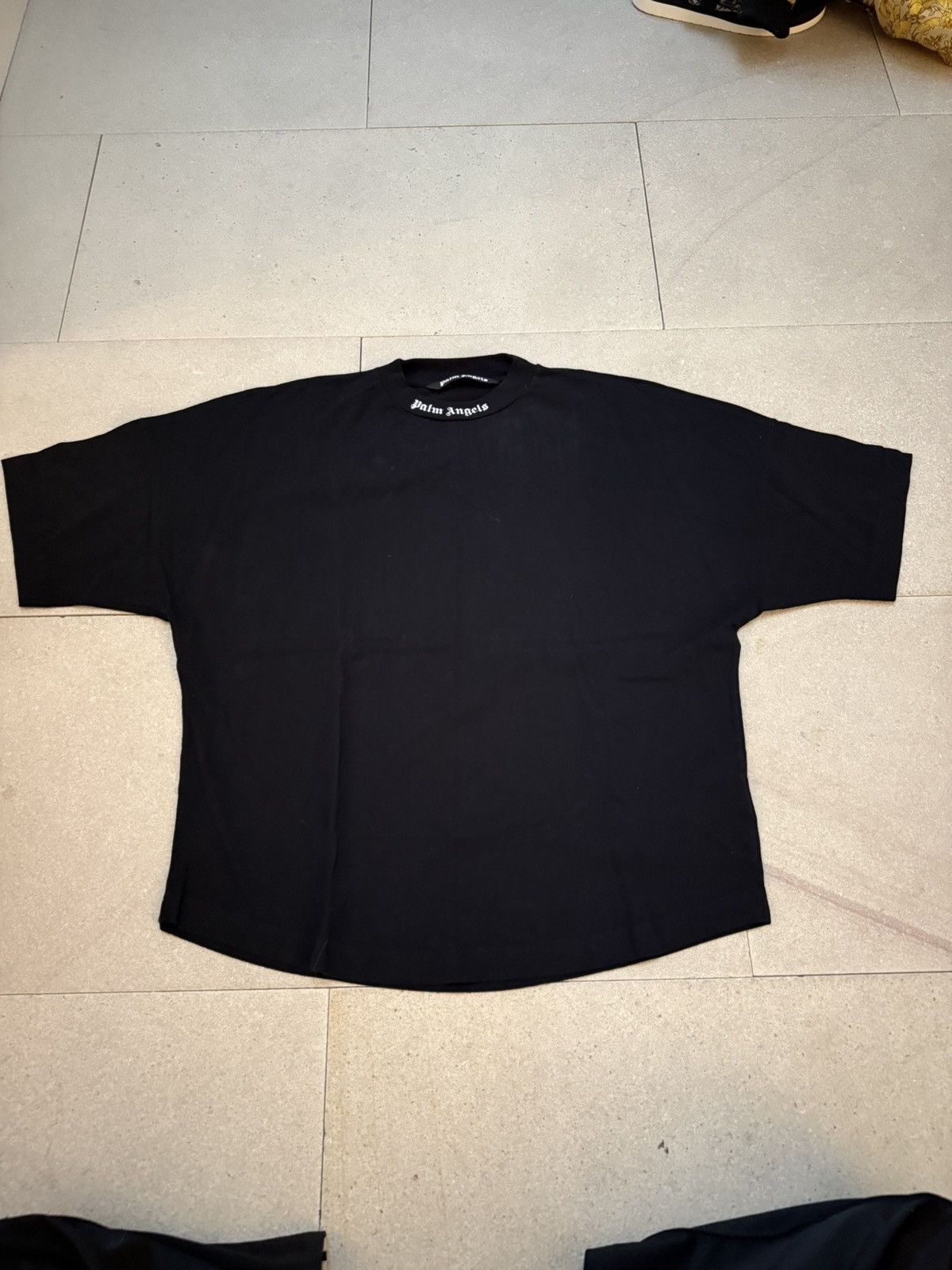 Palm Angels Palm Angels Black Logo T Shirt Size US L / EU 52-54 / 3 - 1 Thumbnail