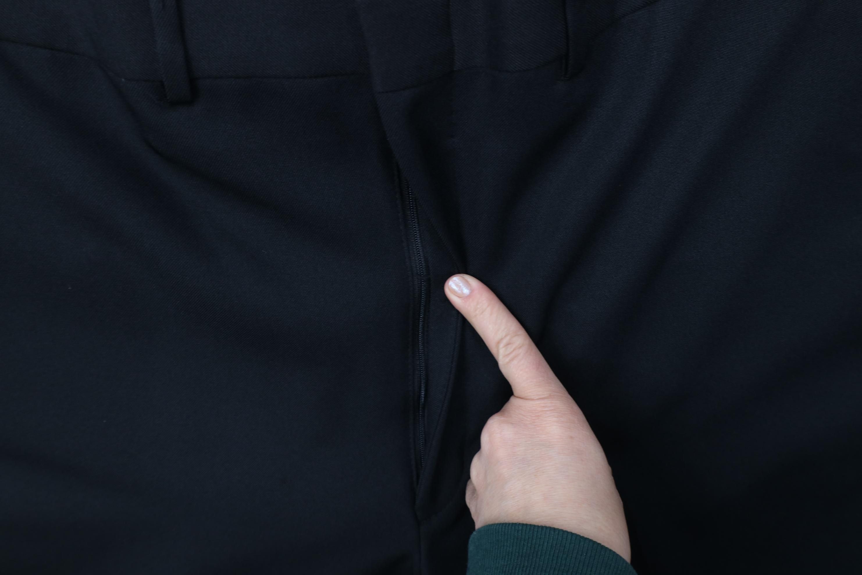 Vintage Vintage 70s Streetwear Flared Wide Leg Chino Pants Black Size US 40 / EU 56 - 6 Thumbnail
