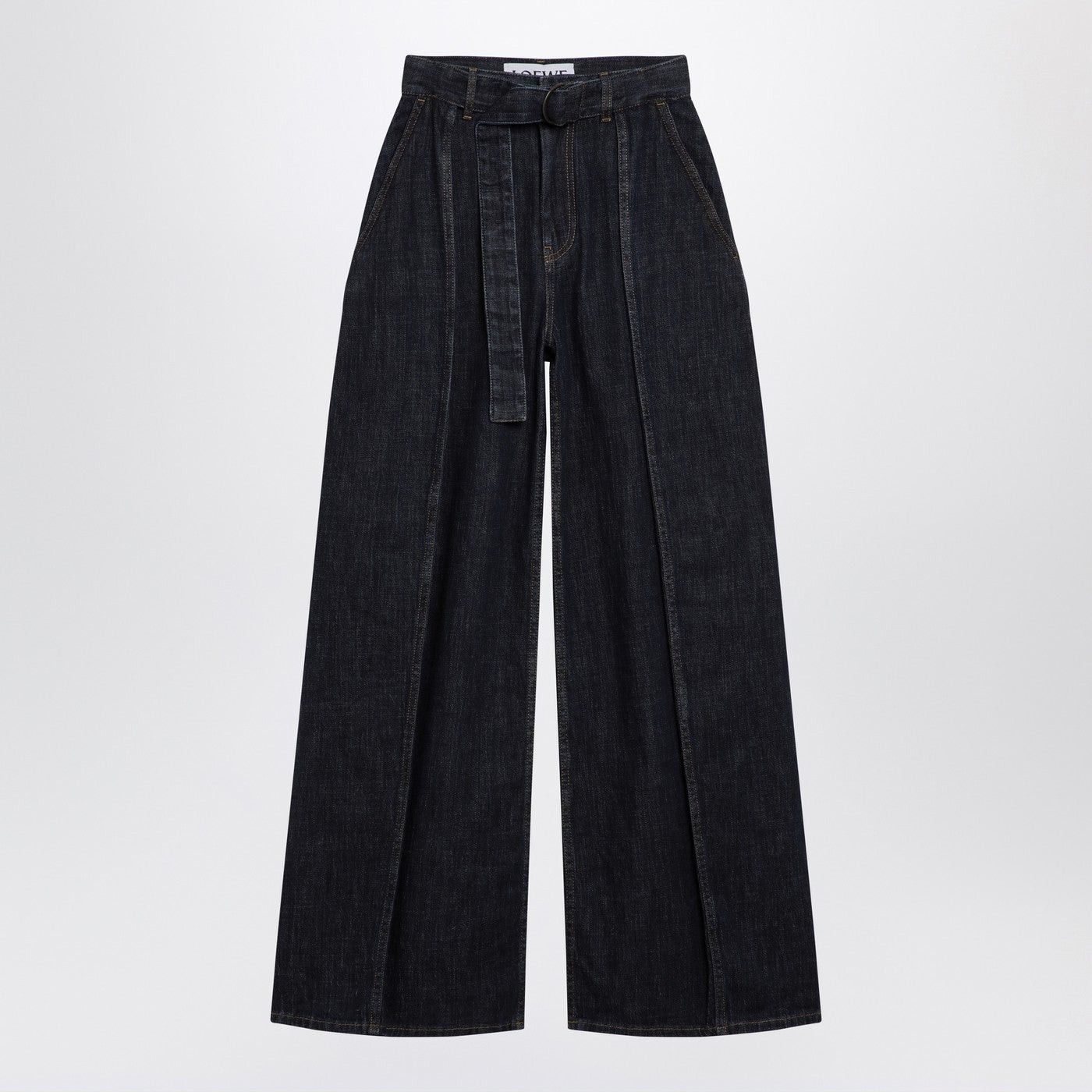 Loewe Loewe Indigo Blue Jeans With Belt Size 27" / US 4 / IT 40 - 1 Thumbnail