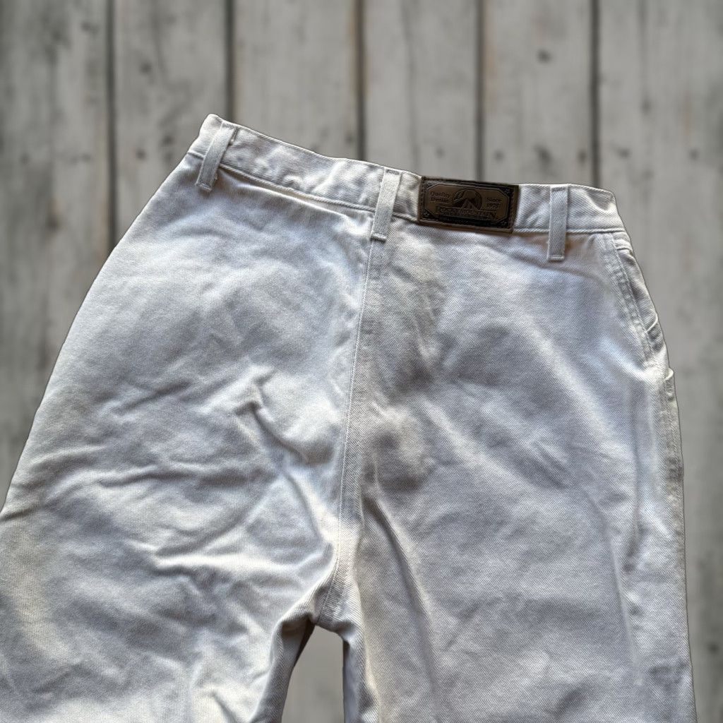 Vintage VINTAGE Rockies Jeans Womens 11 Beige Bare Back Straight Fit Denim Pants 80s 90s USA Western Men’s/ Women’s? Size 32" / US 10 / IT 46 - 1 Thumbnail