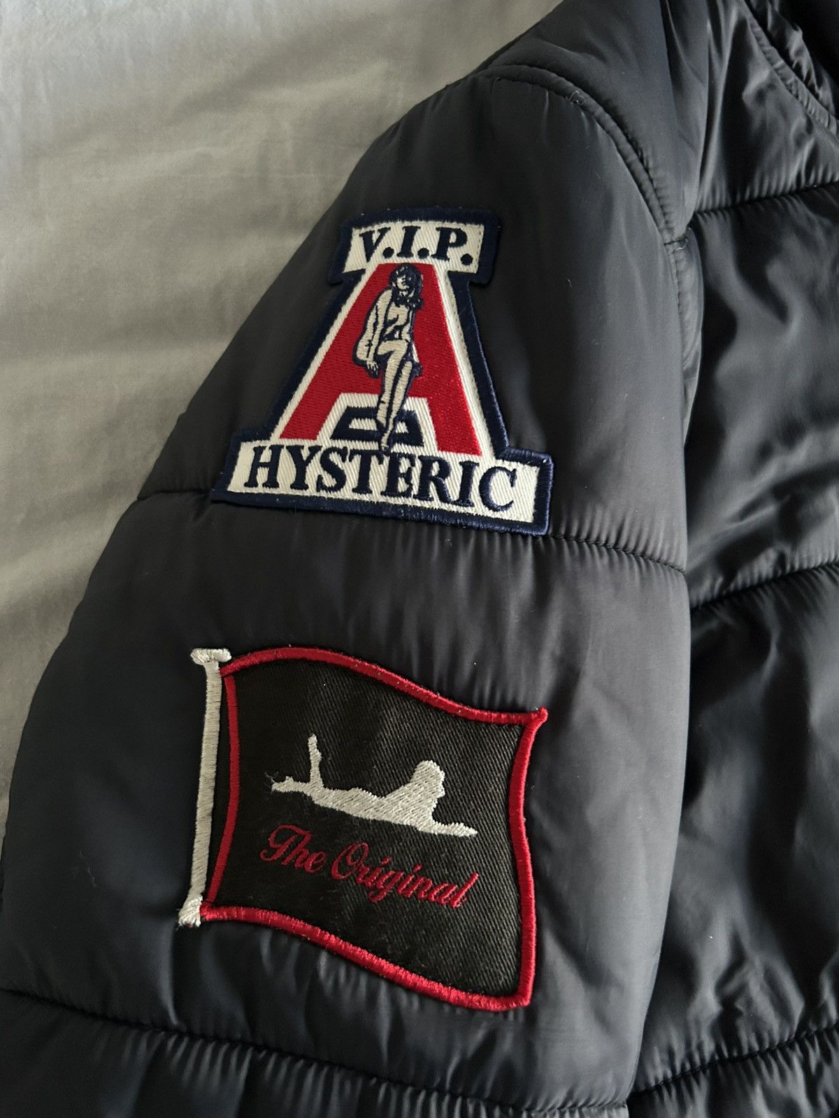 Hysteric Glamour × Japanese Brand × Vintage RARE Hysteric glamour patchwork jacket Size US S / EU 44-46 / 1 - 2 Thumbnail