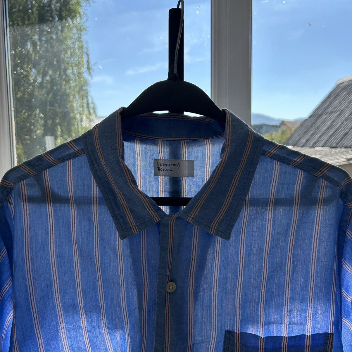 Universal Works Universal Works Striped Camp Shirt SS Size US M / EU 48-50 / 2 - 9 Thumbnail