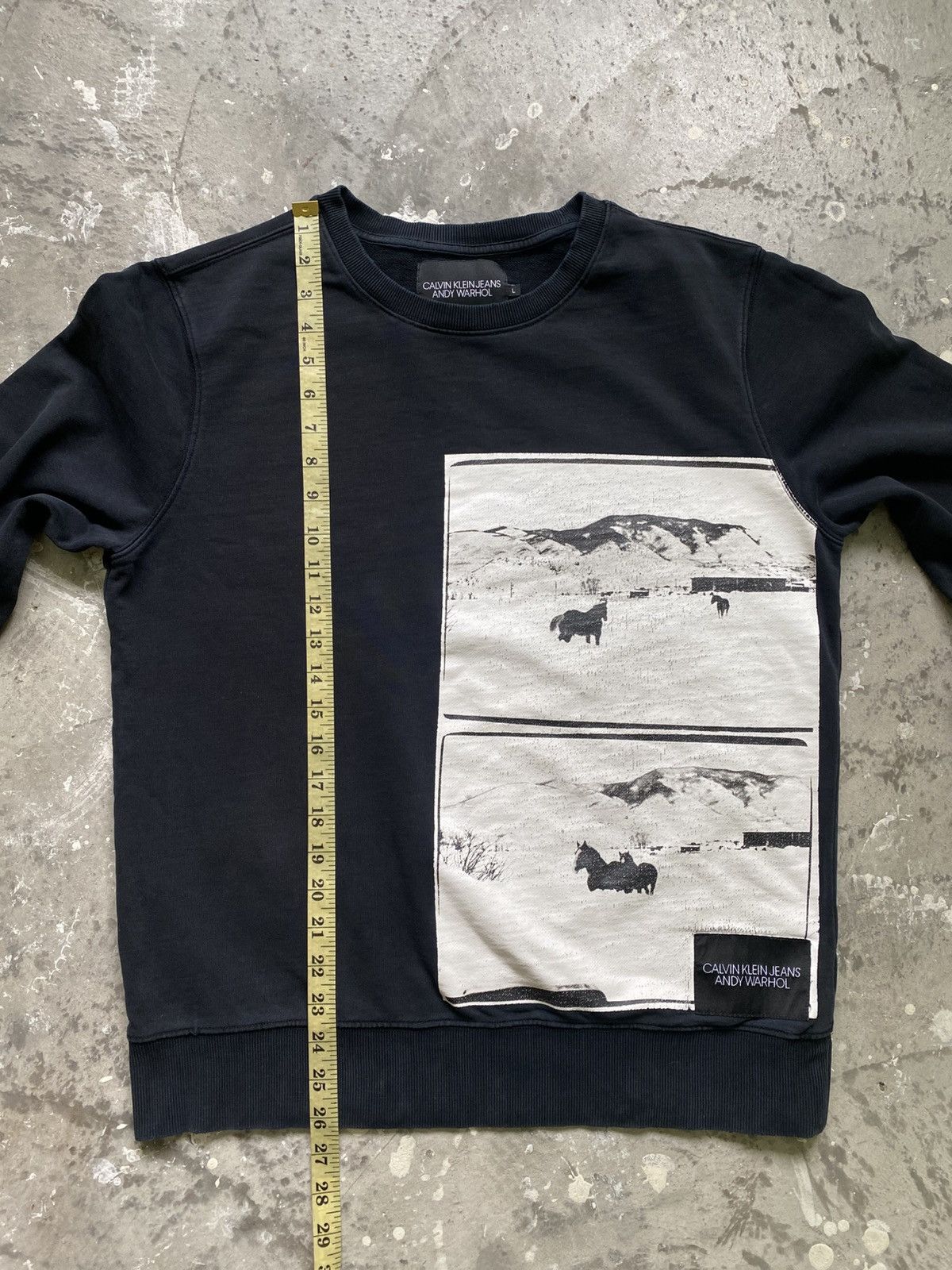 Calvin Klein Calvin Klein X Andy Warhol By Raff Simons Art Pullover Size US L / EU 52-54 / 3 - 13 Thumbnail