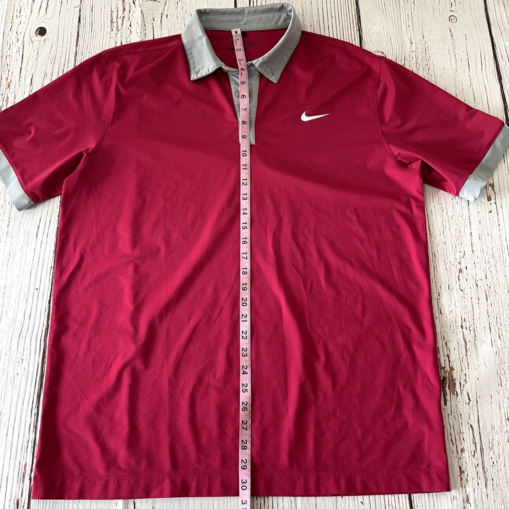 Nike Nike Golf Tour Performance Short Sleeve Polo Shirt Men's Large Pink Size US L / EU 52-54 / 3 - 4 Thumbnail
