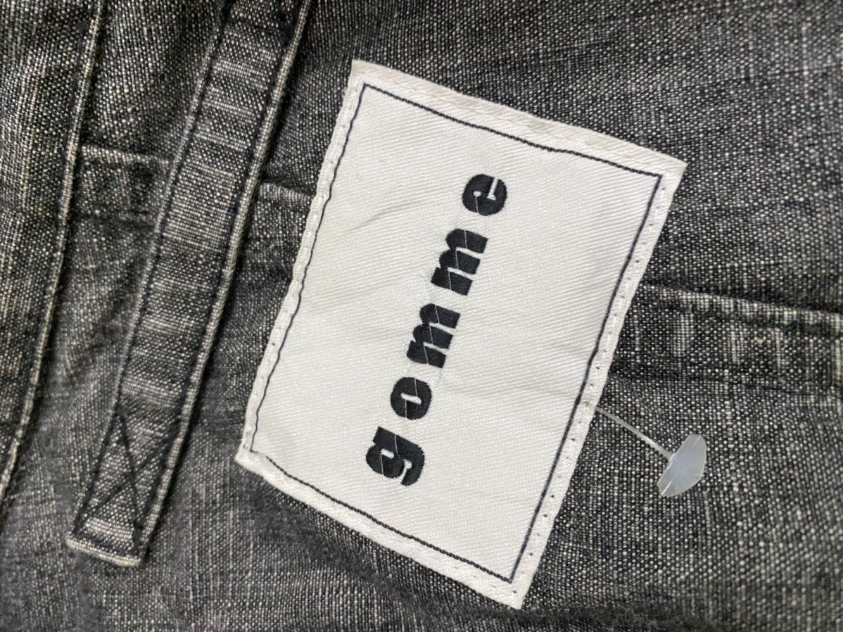 Comme des Garcons 💥Vintage Gomme Patchwork Black Denim Jacket Size S / US 4 / IT 40 - 5 Thumbnail