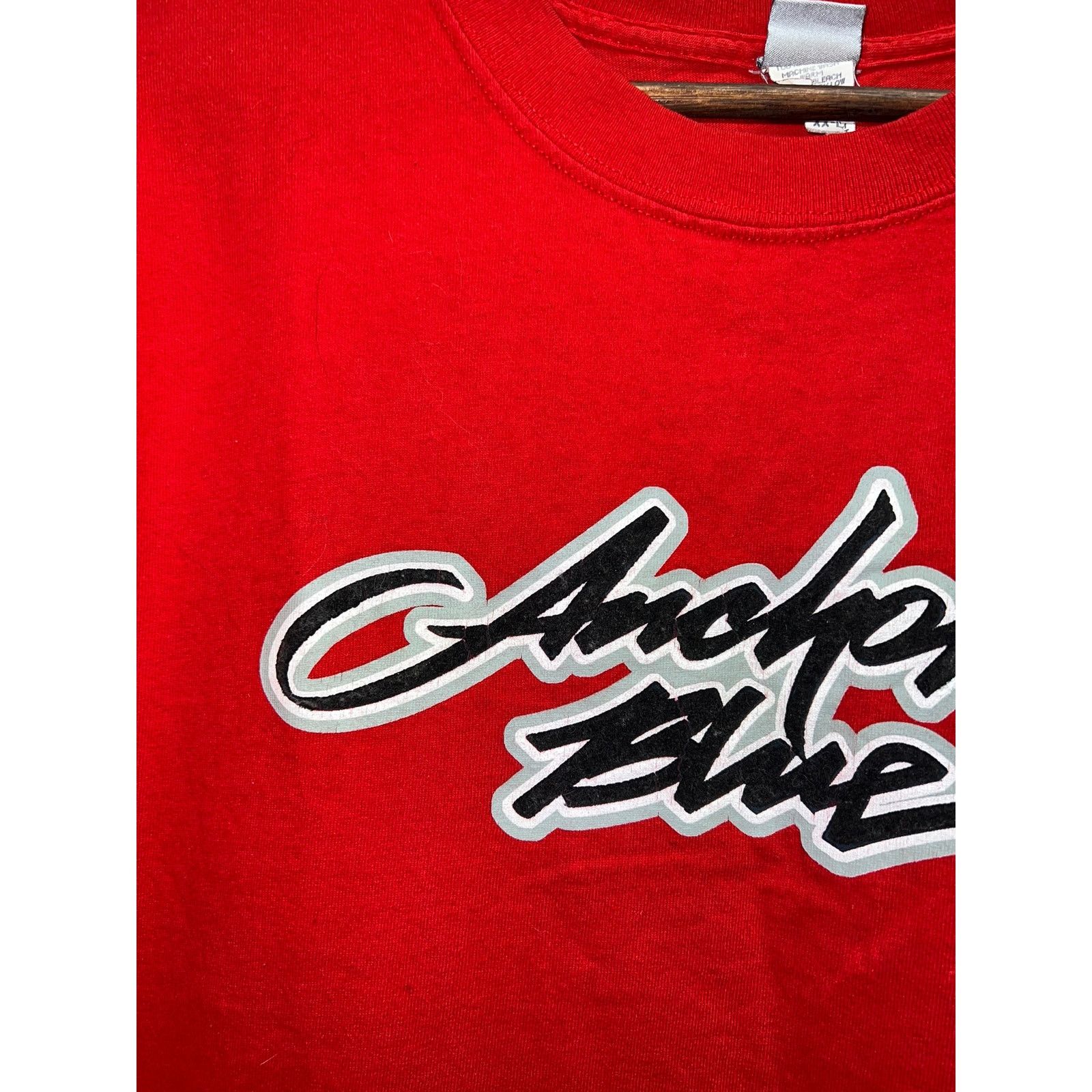 Anchor Blue Vintage Anchor Blue Brand Shirt Red Graphic Logo USA 2XL XXL Size US XXL / EU 58 / 5 - 3 Thumbnail