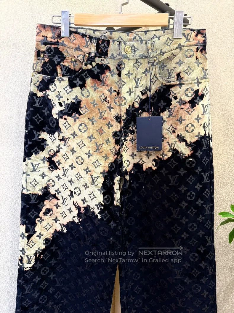 Louis Vuitton Louis Vuitton SS24 Fire Cloud presbyopic jeans Size US 30 / EU 46 - 2 Thumbnail