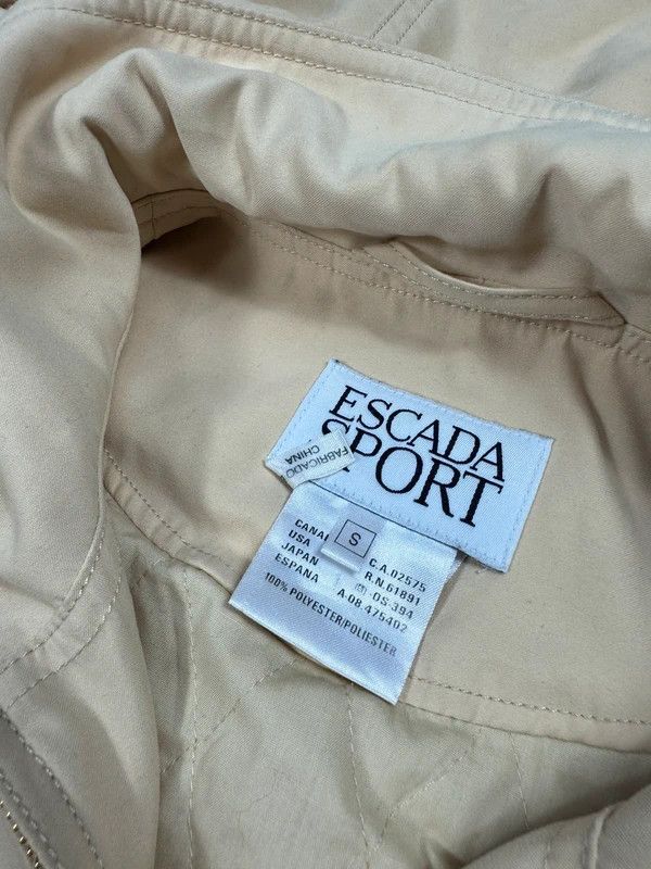 Escada Escada yellow cream insulated jacket with S logo oversize Size S / US 4 / IT 40 - 5 Thumbnail