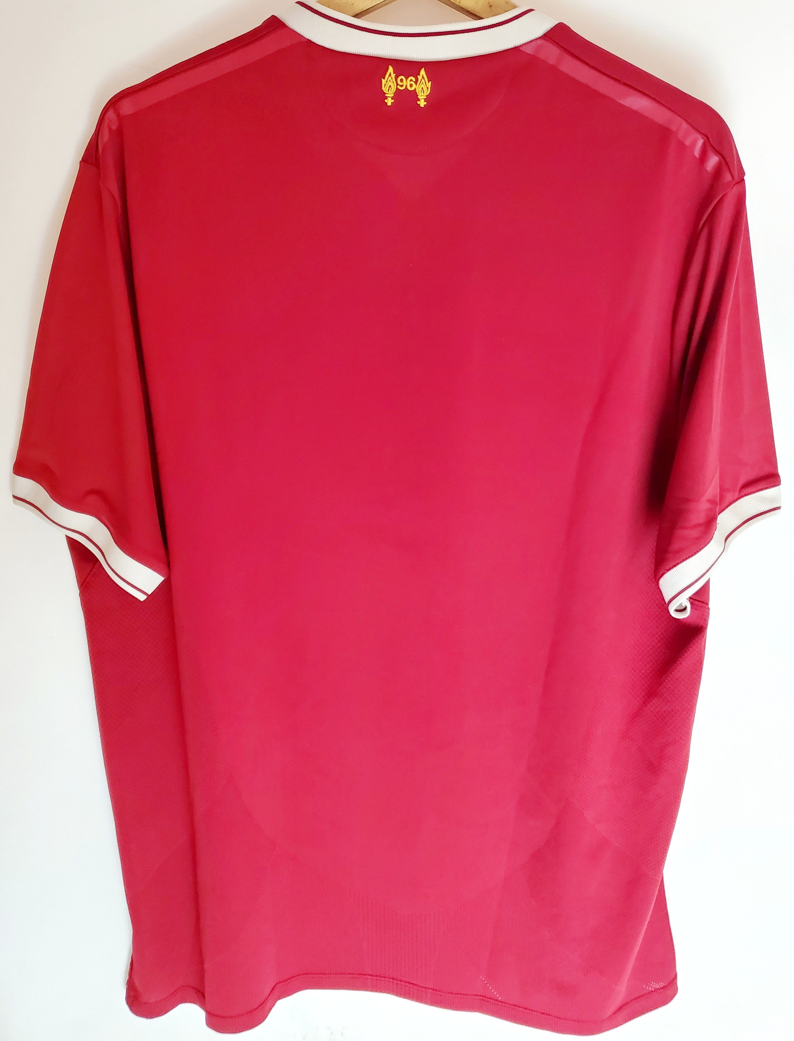 New Balance FC LIVERPOOL 2017/2018 SOCCER FOOTBALL SHIRT JERSEY Xl Size US XL / EU 56 / 4 - 3 Thumbnail