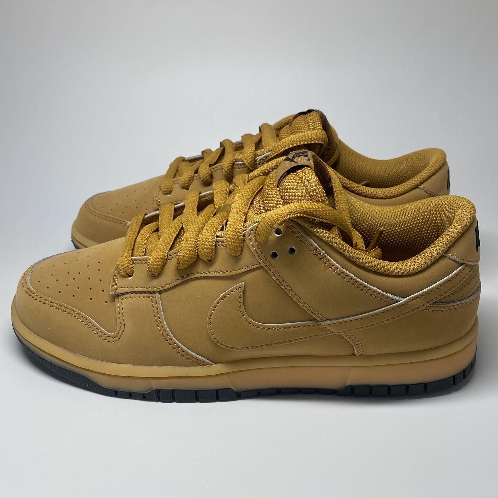 Nike Nike Dunk Low Retro SE Wheat Gum Black Youth Size 7 Size US 7 / EU 40 - 3 Thumbnail