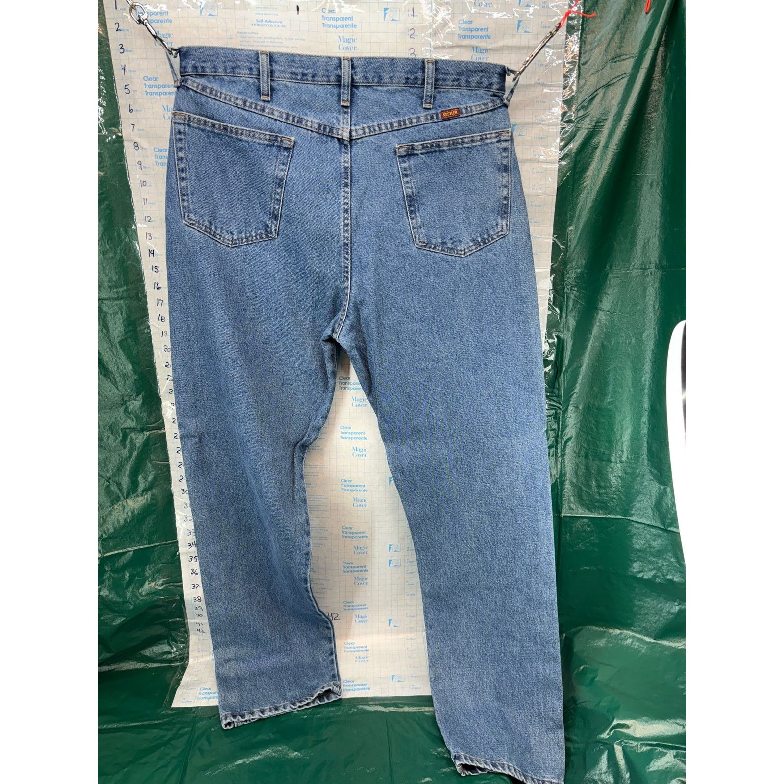 Rustler Rustler 38x34 Regular Jeans Medium Wash Vintage Workwear Size US 38 / EU 54 - 7 Thumbnail