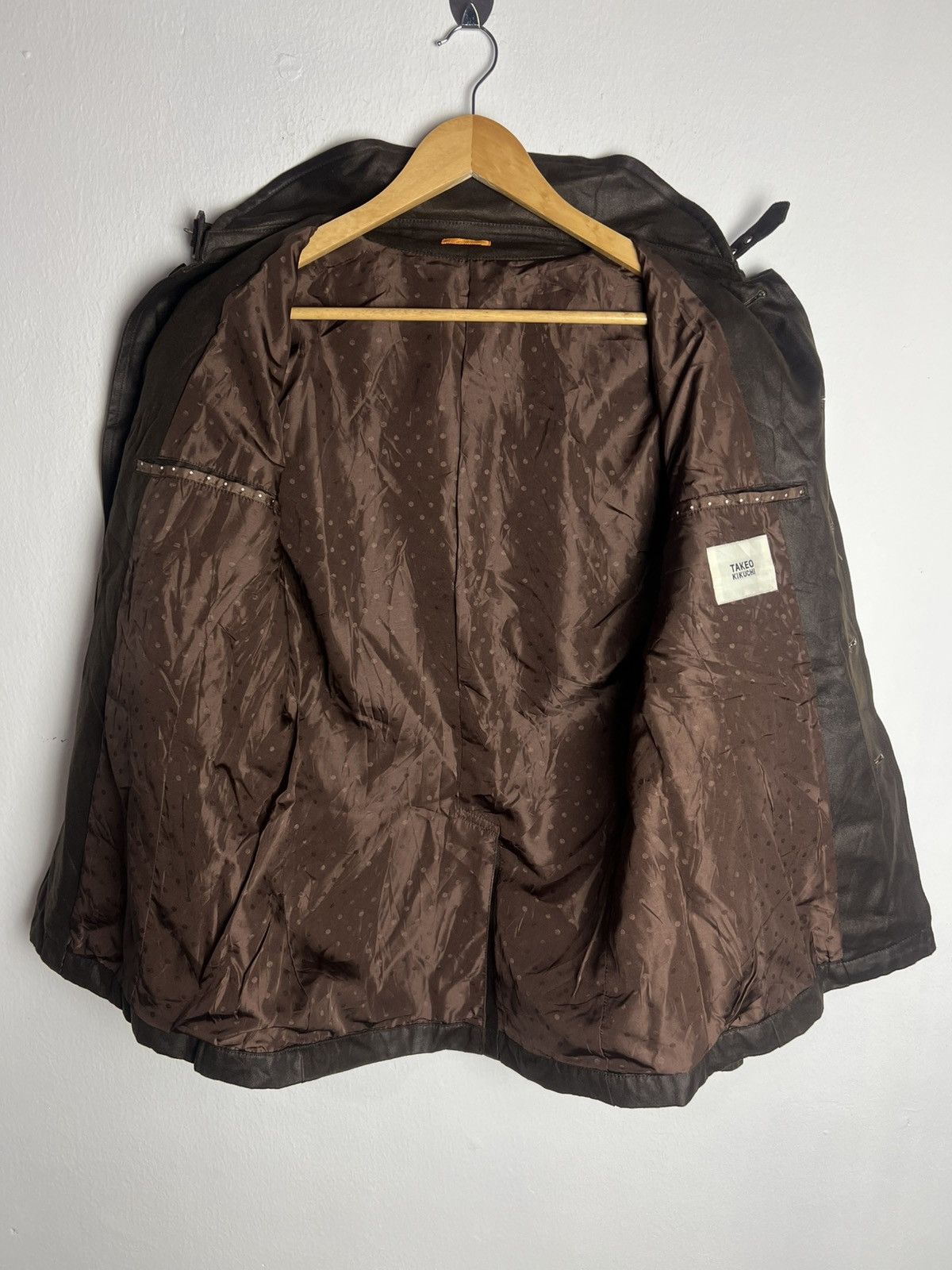 Takeo Kikuchi Vintage Leather Takeo Kikuchi Blazer Suede Light Jacket Size US L / EU 52-54 / 3 - 10 Thumbnail