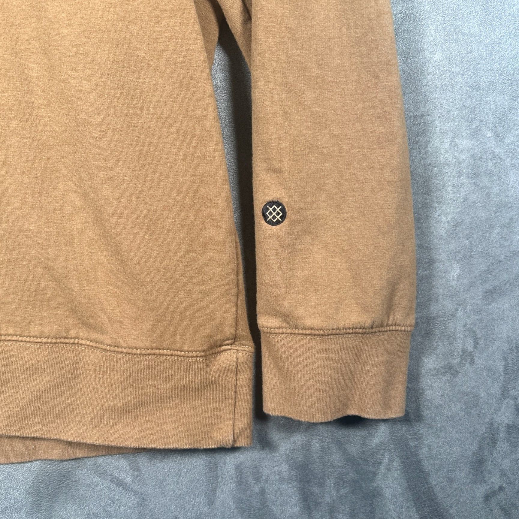 Vintage VINTAGE Stance Sweatshirt Pullover Mens XL 1/4 Zip Fleece Brown Cotton Logo Crew Neck Size US XL / EU 56 / 4 - 3 Thumbnail