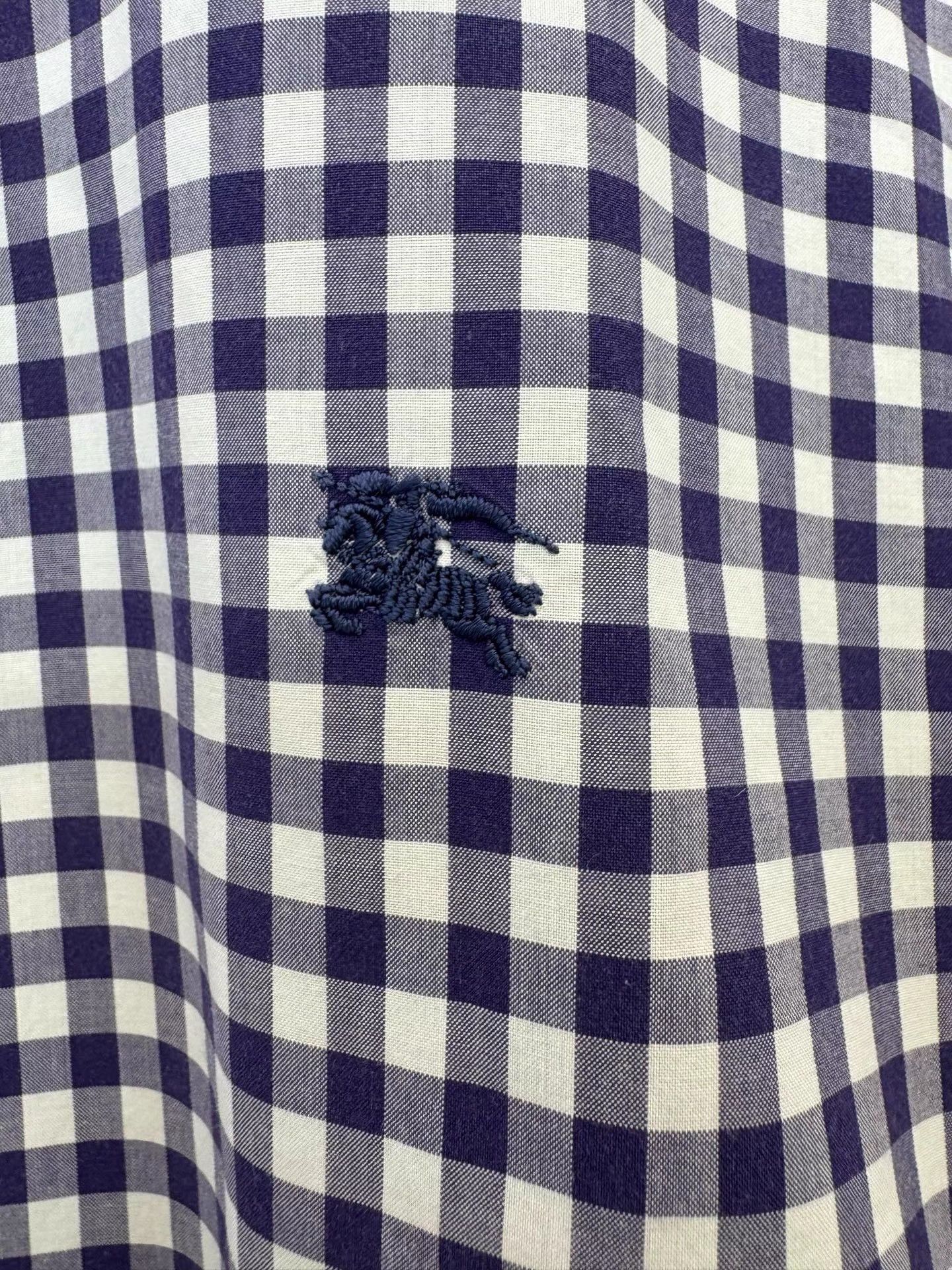 Burberry Burberry Check Knight Embroidered Short Sleeve Shirt K36 Size US M / EU 48-50 / 2 - 5 Thumbnail