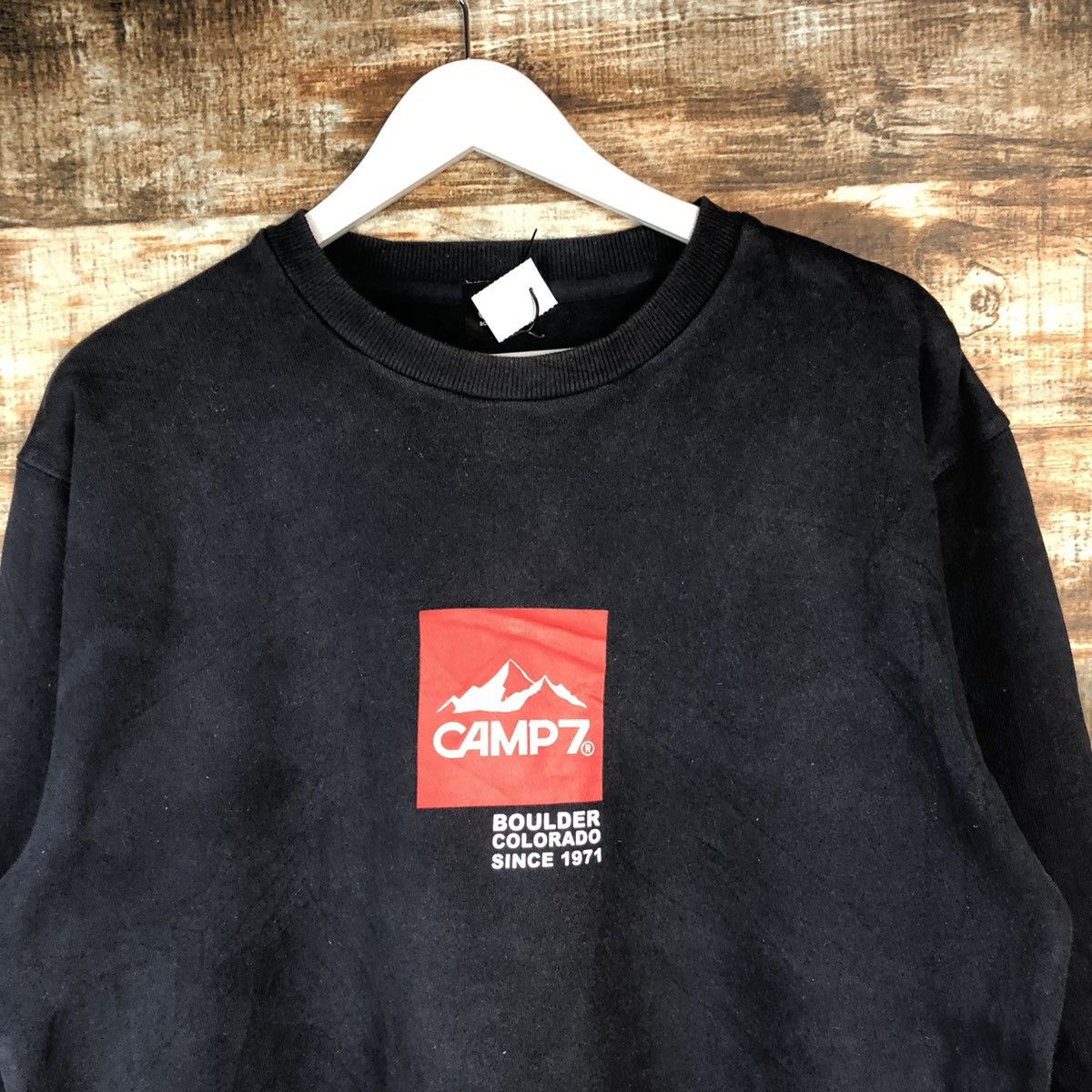 Japanese Brand Camp 7 Dark Blue Sweatshirt #A2025 Size US M / EU 48-50 / 2 - 5 Thumbnail
