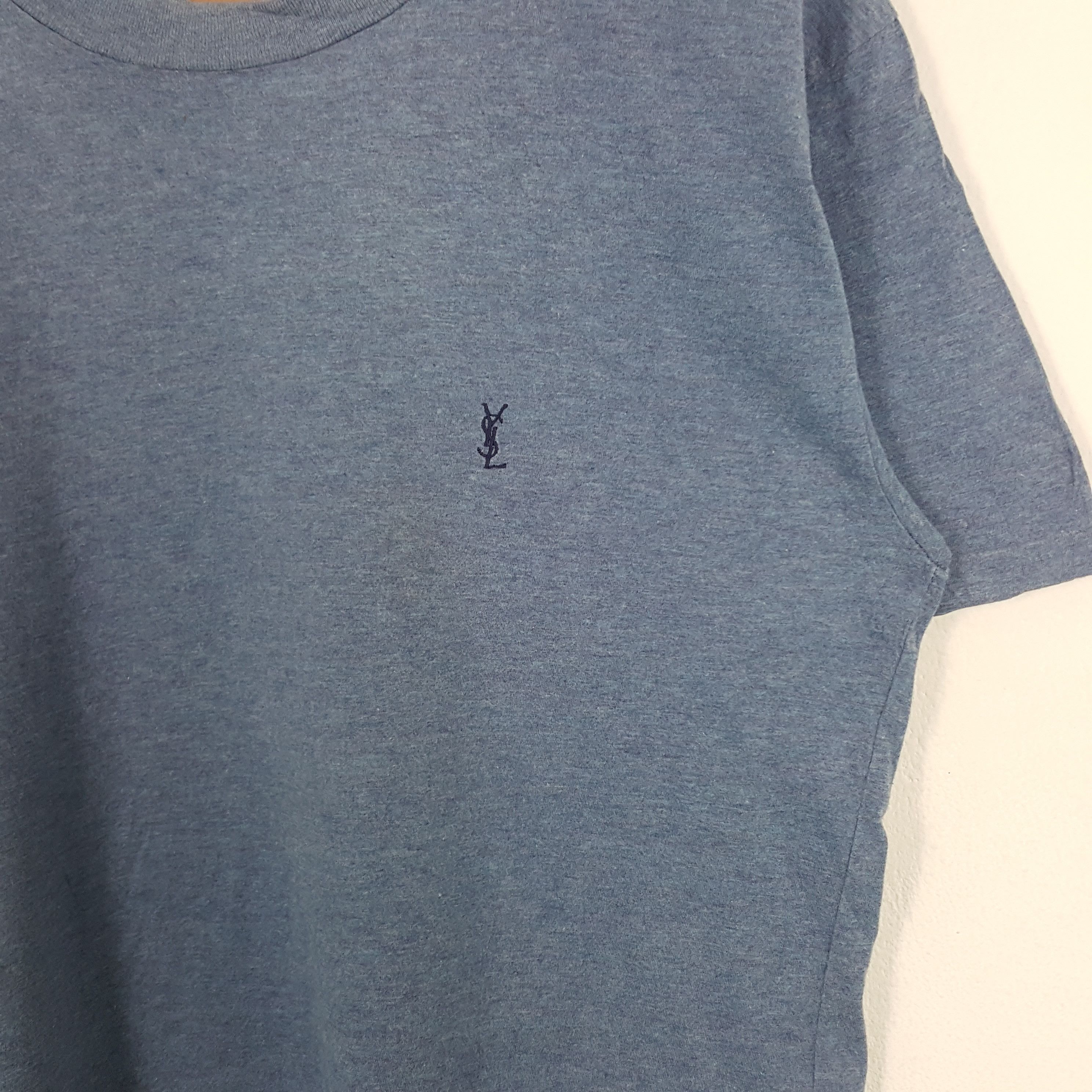Vintage × Yves Saint Laurent Vintage Yves Saint Laurent Italian Brand Tshirt Size US M / EU 48-50 / 2 - 2 Thumbnail
