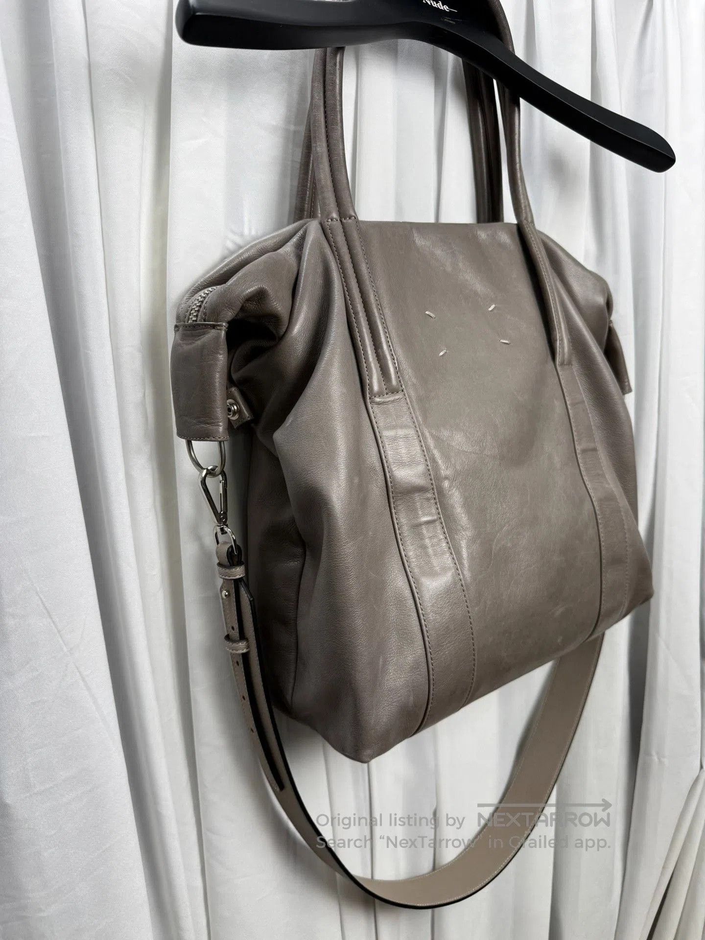 Maison Margiela Maison Margiela Gray Boston Bag. Size ONE SIZE - 3 Thumbnail