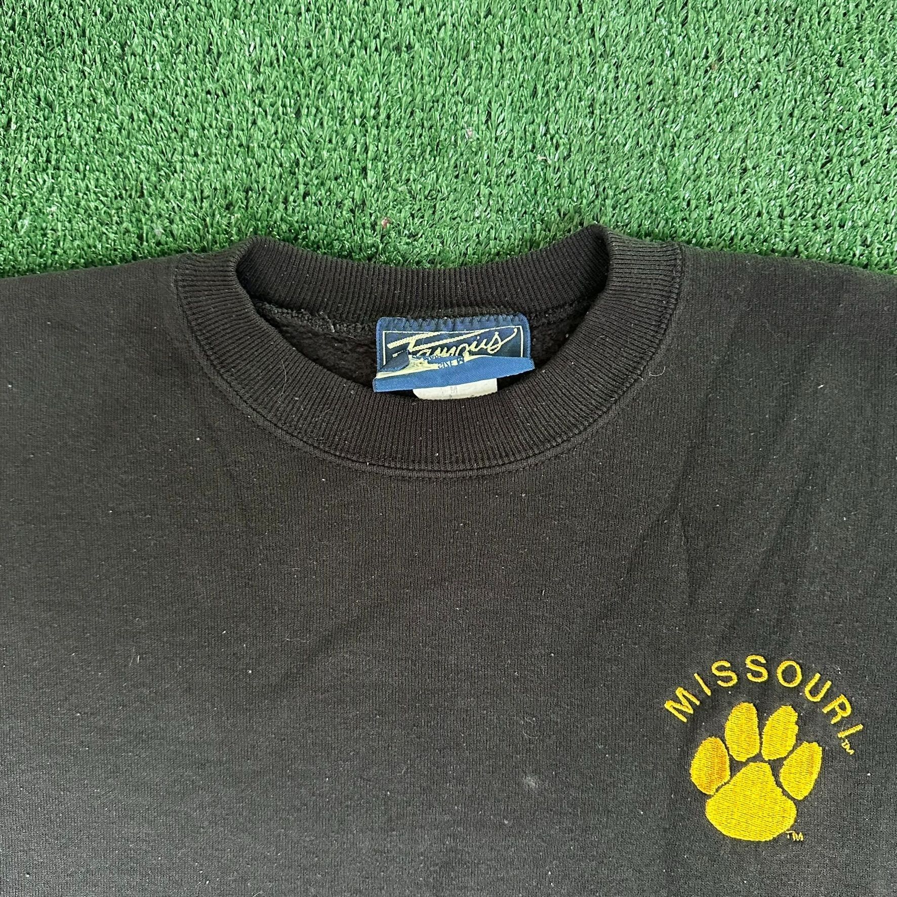 NCAA Vintage 90s Missouri Tigers Sweatshirt NCAA Mizzou Crewneck Size US M / EU 48-50 / 2 - 3 Thumbnail