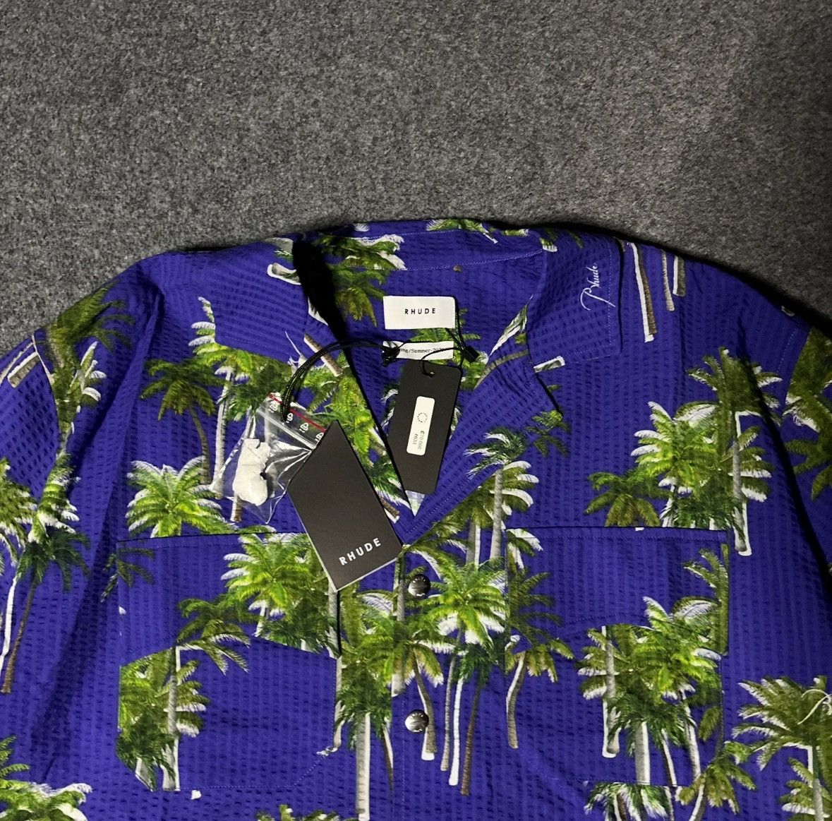 Rhude Rhude palm tree print “green” shirt Size US M / EU 48-50 / 2 - 2 Thumbnail
