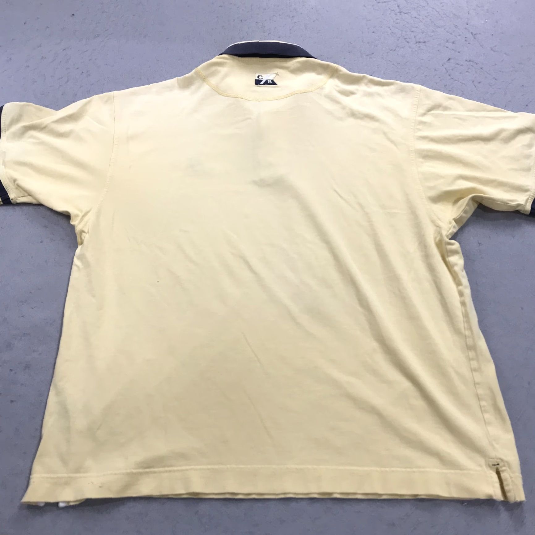 Cutter & Buck VINTAGE Cutter Buck Logo Yellow Golf Polo Shirt Mens XL 90s Baggy Cotton Logo BUSTED Size US XL / EU 56 / 4 - 5 Thumbnail