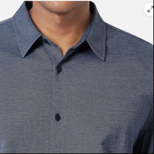 DKNY DKNY Men's Knit Button-Up Shirt SZ L Size US L / EU 52-54 / 3 - 4 Thumbnail