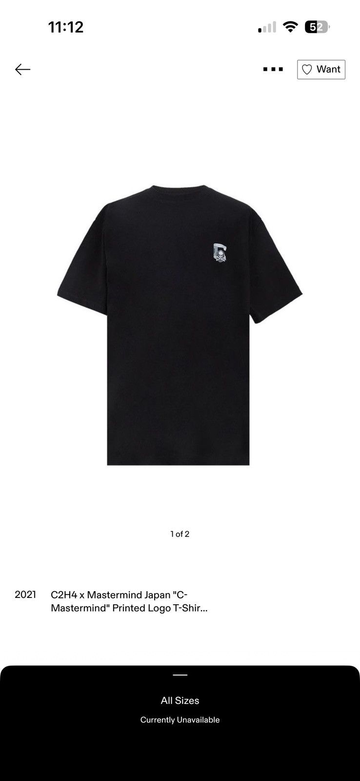 C2H4 × Mastermind Japan MasterMind x C2H4 tee shirt Size US XS / EU 42 / 0 - 2 Thumbnail