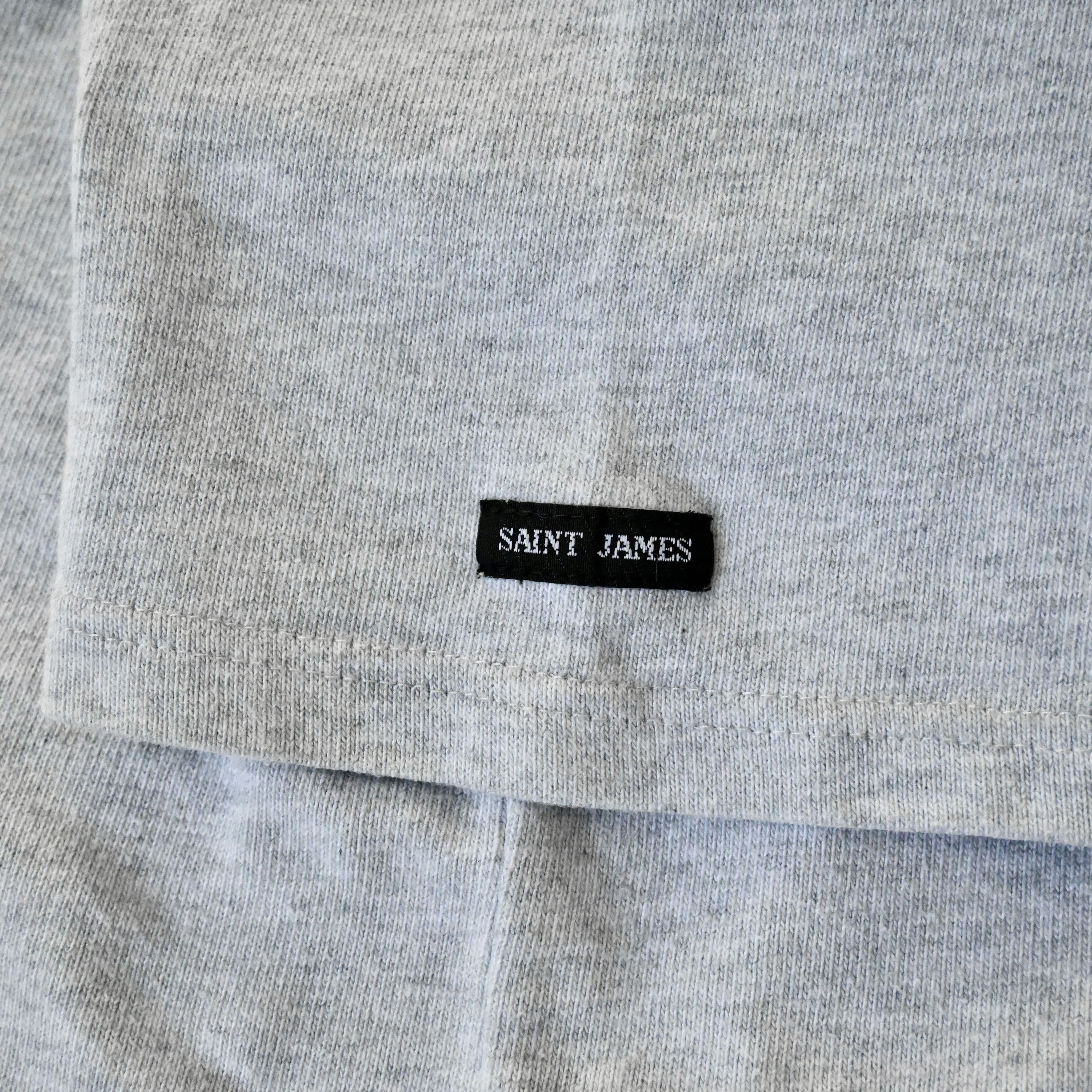 Saint James SAINT JAMES heavyweight cotton shirt, soild ash gray, 4 Size US M / EU 48-50 / 2 - 9 Thumbnail