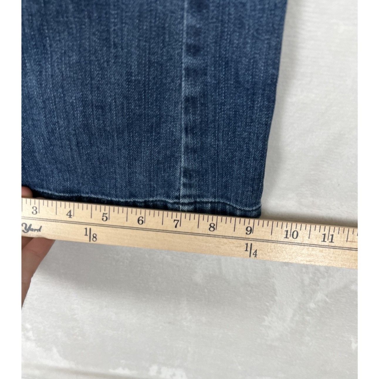 Mossimo Vintage Mossimo Supply Co Women's Denim Jeans Mid Rise Flare Size 34" / US 12 / IT 48 - 4 Thumbnail
