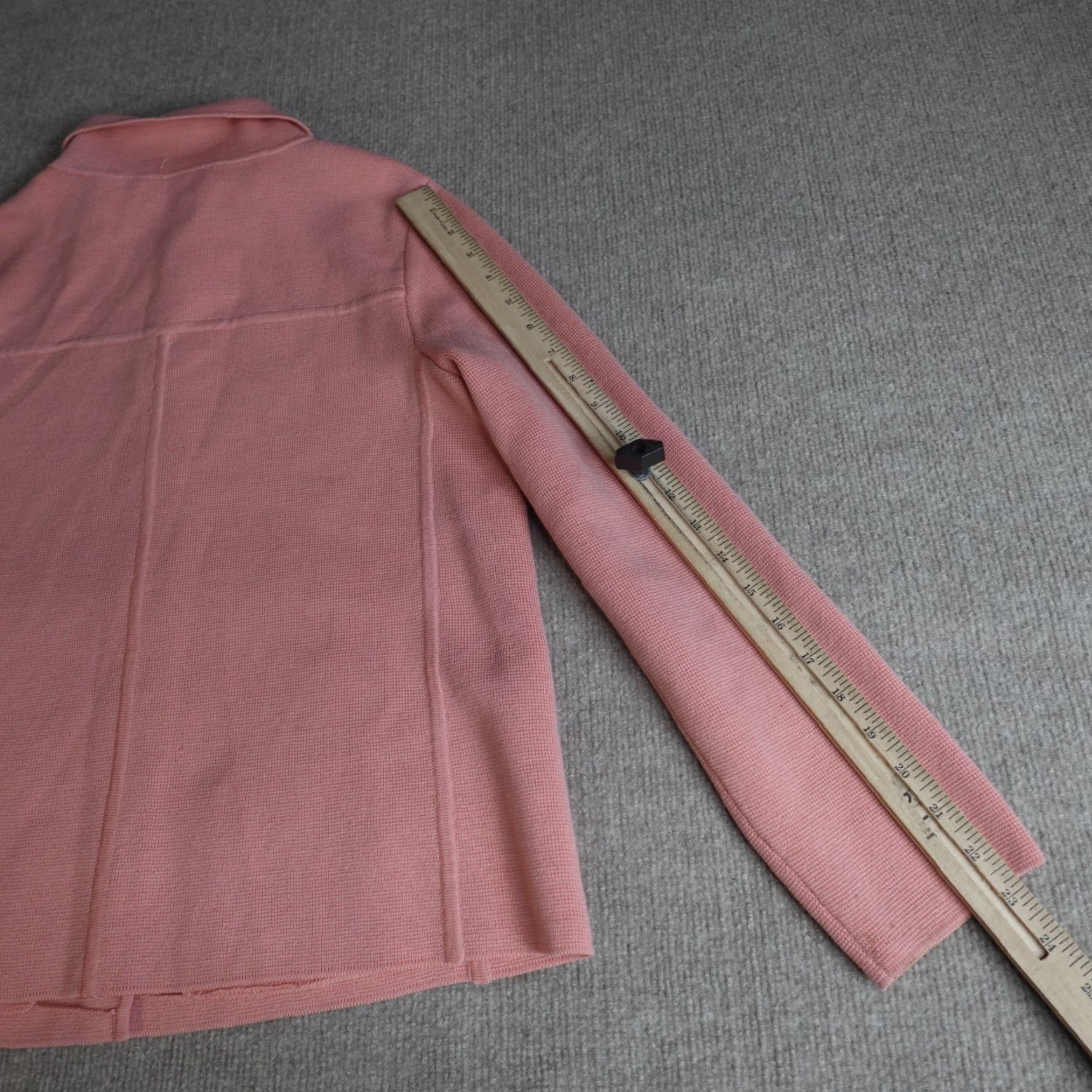 Talbots Talbots Jacket Womens L Pink Merino Wool 100% Wool Solid Lined Vintage N/A? Size L / US 10 / IT 46 - 4 Thumbnail