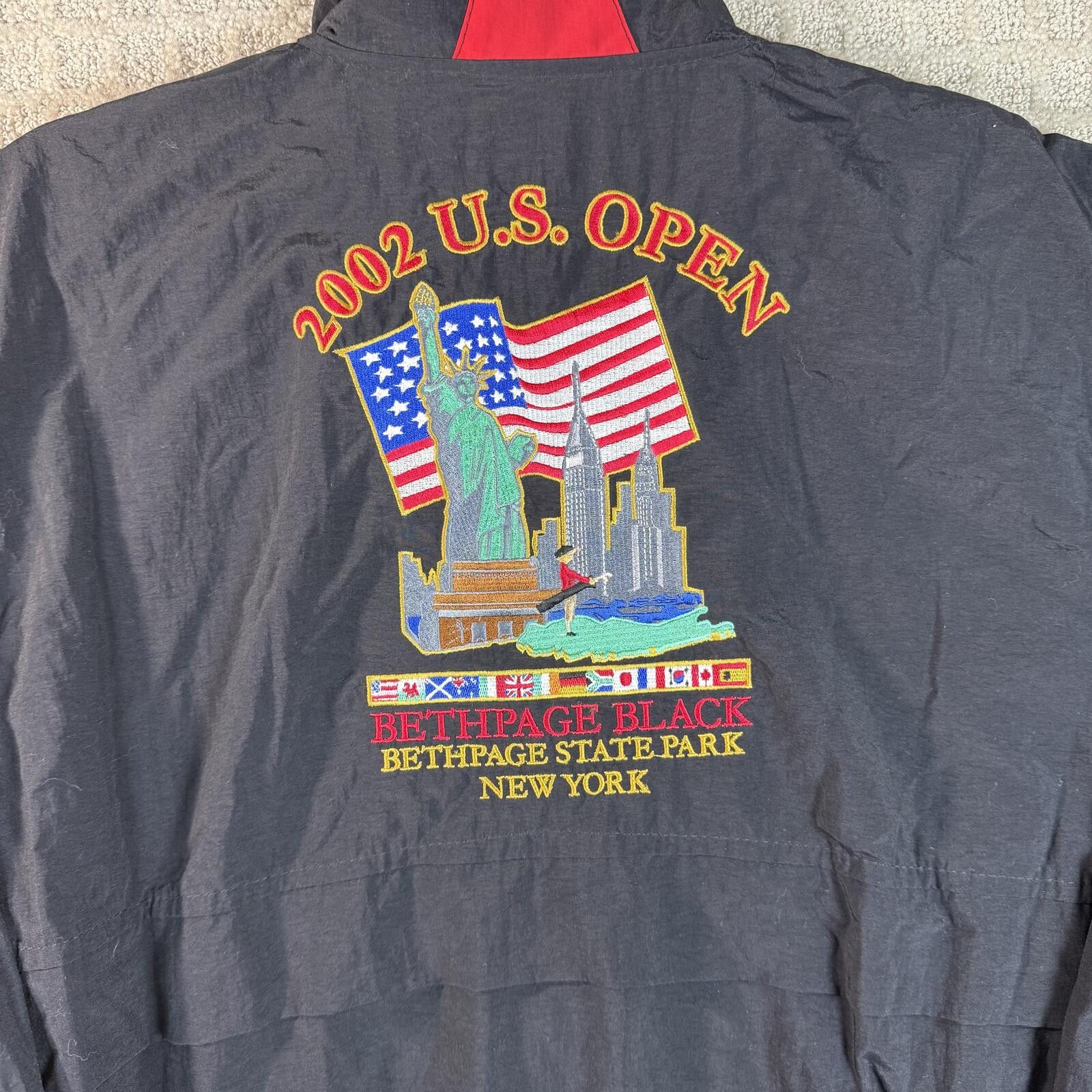 Other Vintage 2002 U.S. Open Bethpage black windbreaker jacket med Size US M / EU 48-50 / 2 - 8 Thumbnail