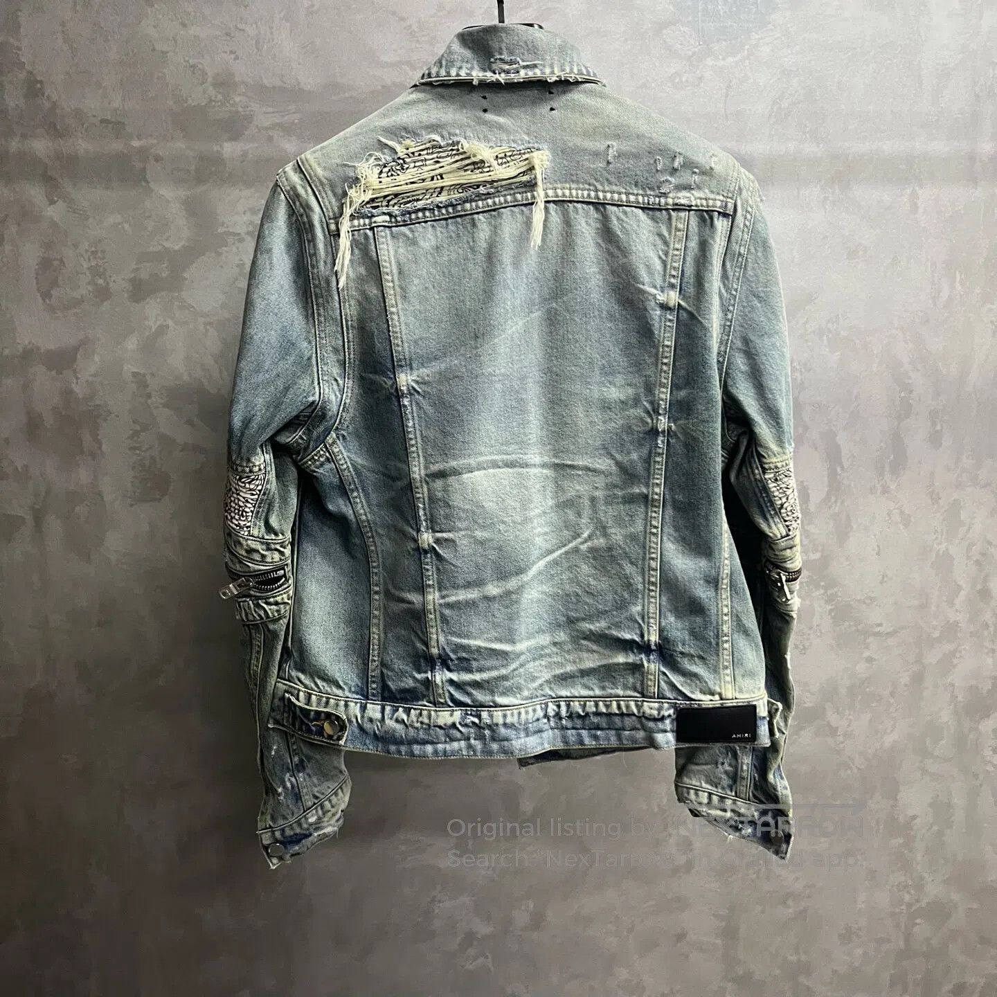 Balenciaga Balenciaga Denim jacket with blue stitching details on the Size US L / EU 52-54 / 3 - 5 Thumbnail