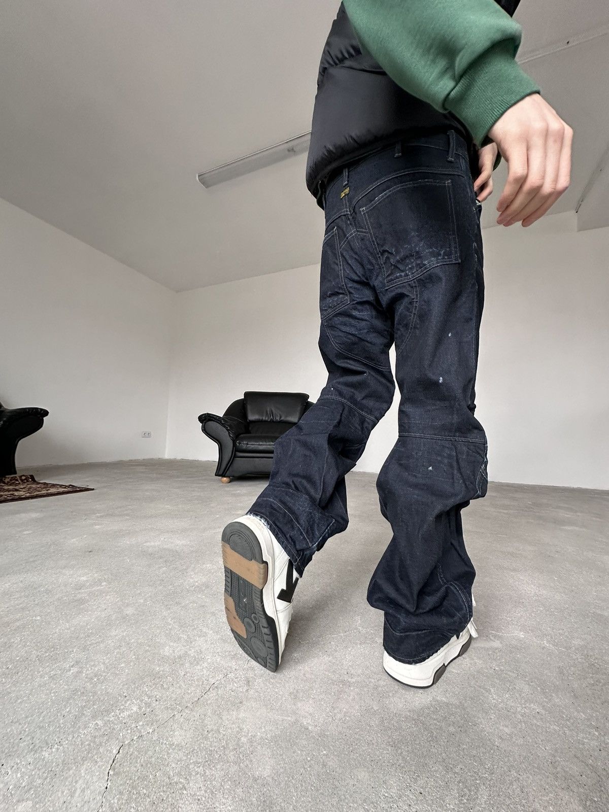 G-Star Vintage G-Star Raw Double Knee Stacked Jeans Size US 34 / EU 50 - 2 Thumbnail