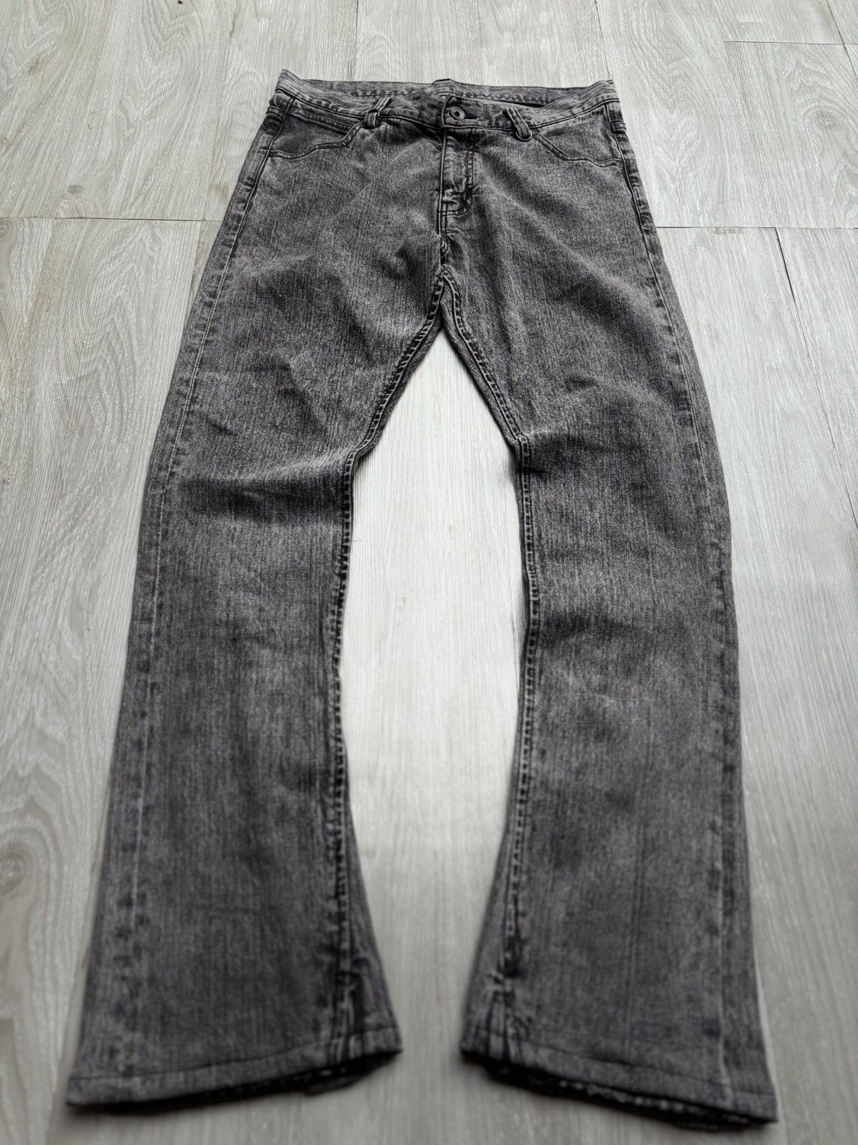 Japanese Brand Buffalo bobs lace up flare jeans Size US 30 / EU 46 - 2 Thumbnail