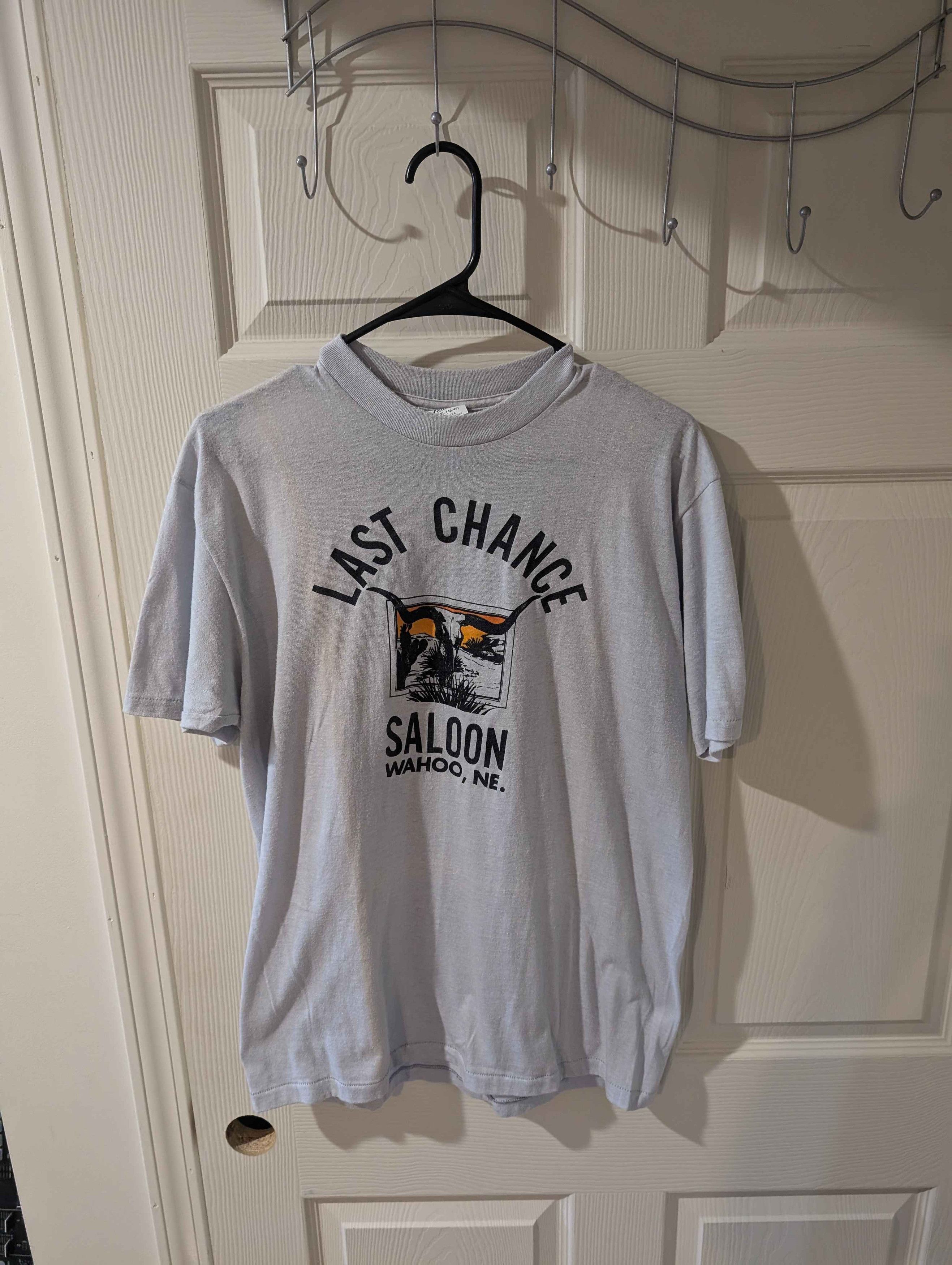 Vintage Vintage 80s Fruit of the Loom Graphic T-shirt Size US XL / EU 56 / 4 - 4 Thumbnail