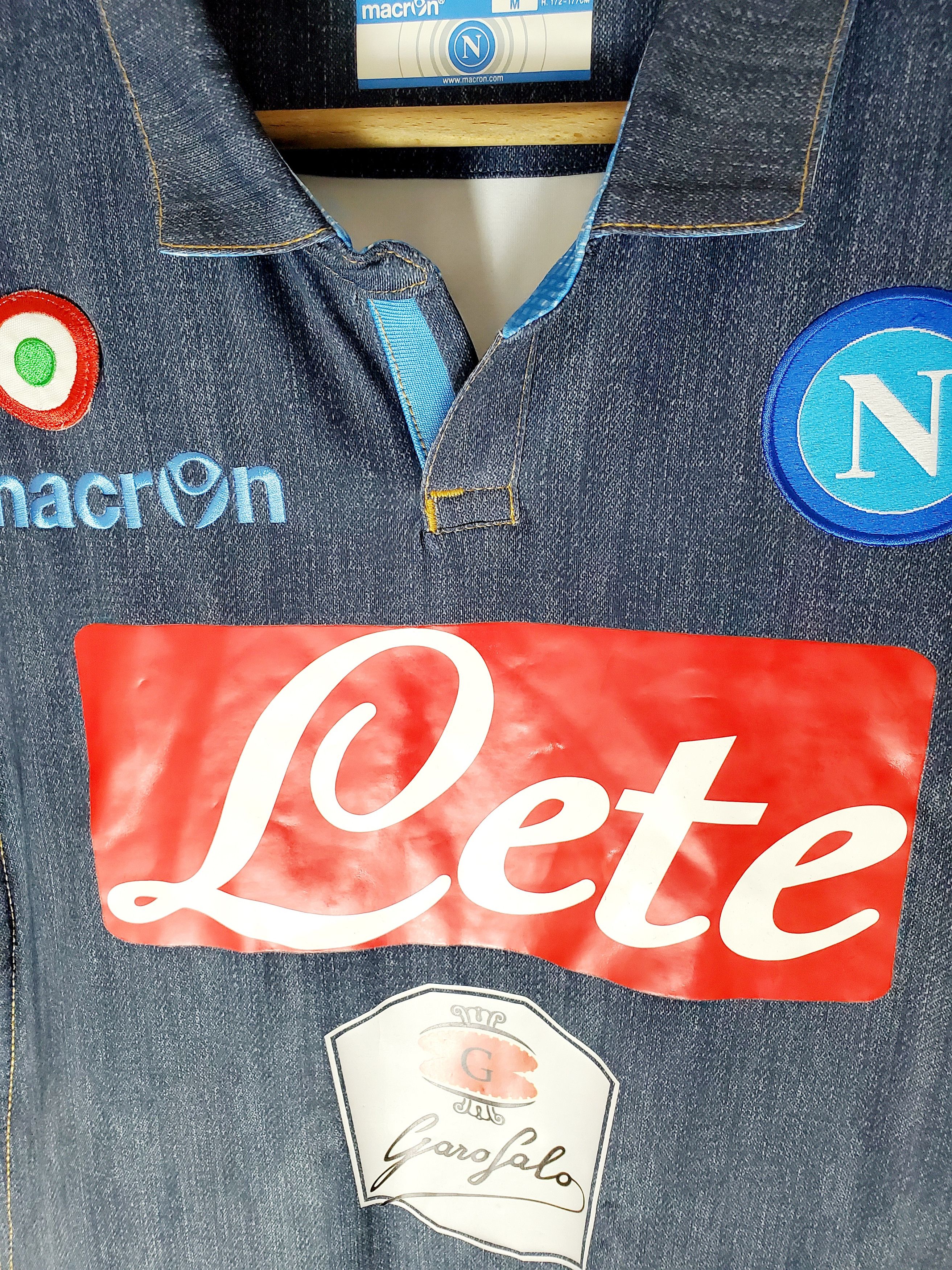 Macron × Vintage Napoli Away football 2014/2015 Soccer Jersey José Callejón M Size US M / EU 48-50 / 2 - 3 Thumbnail