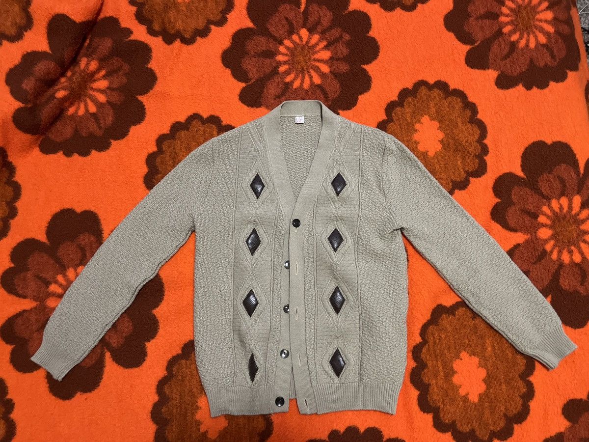 Vintage Vintage Cardigan with embossing details Size US S / EU 44-46 / 1 - 1 Thumbnail