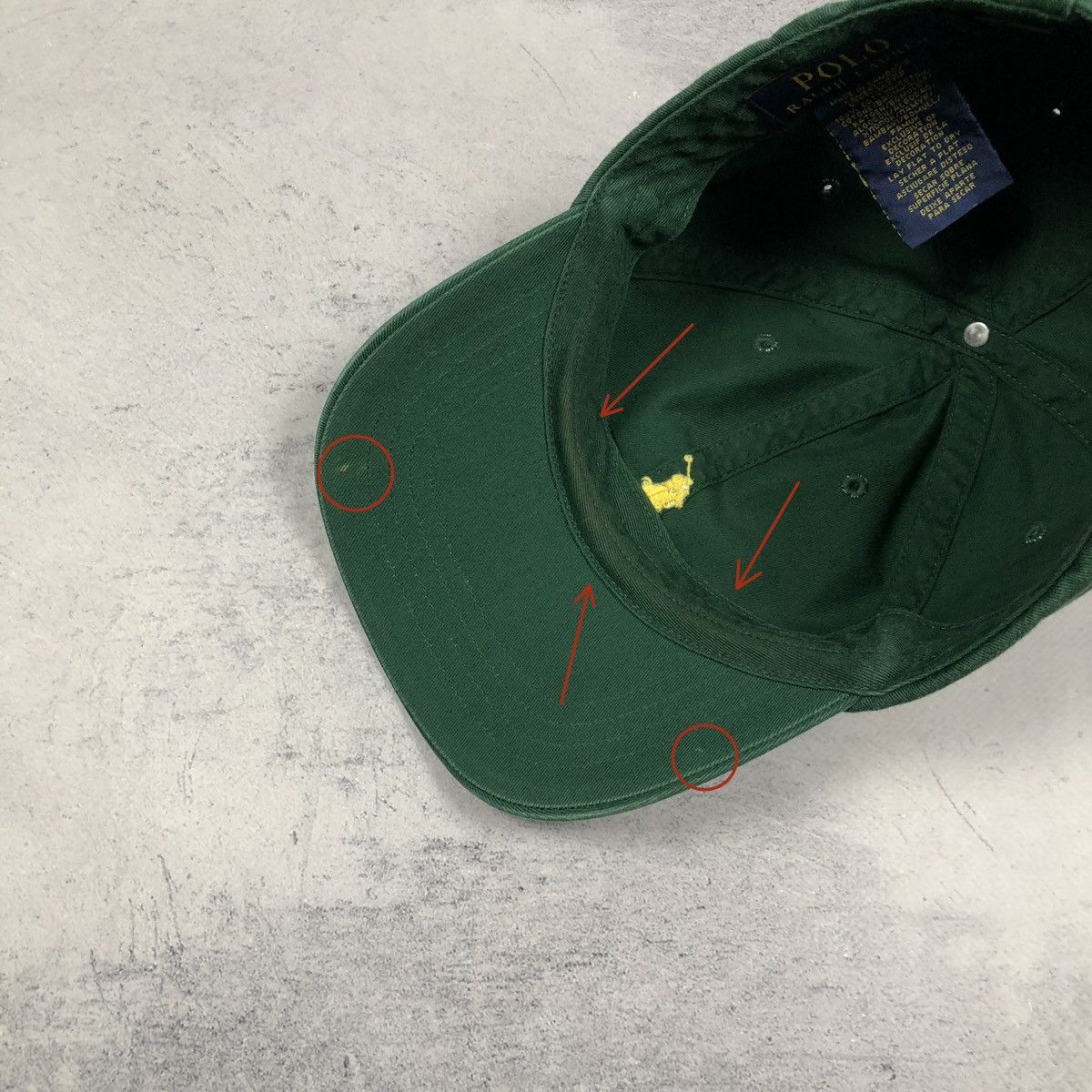 Polo Ralph Lauren Vintage Polo Ralph Lauren Yellow pony baseball cap 00’s Size ONE SIZE - 10 Thumbnail