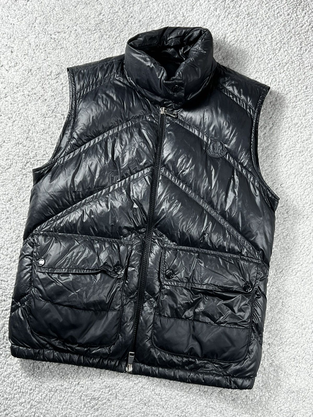 Moncler Moncler Hossegor Black Down Vest Size S Size US S / EU 44-46 / 1 - 2 Thumbnail