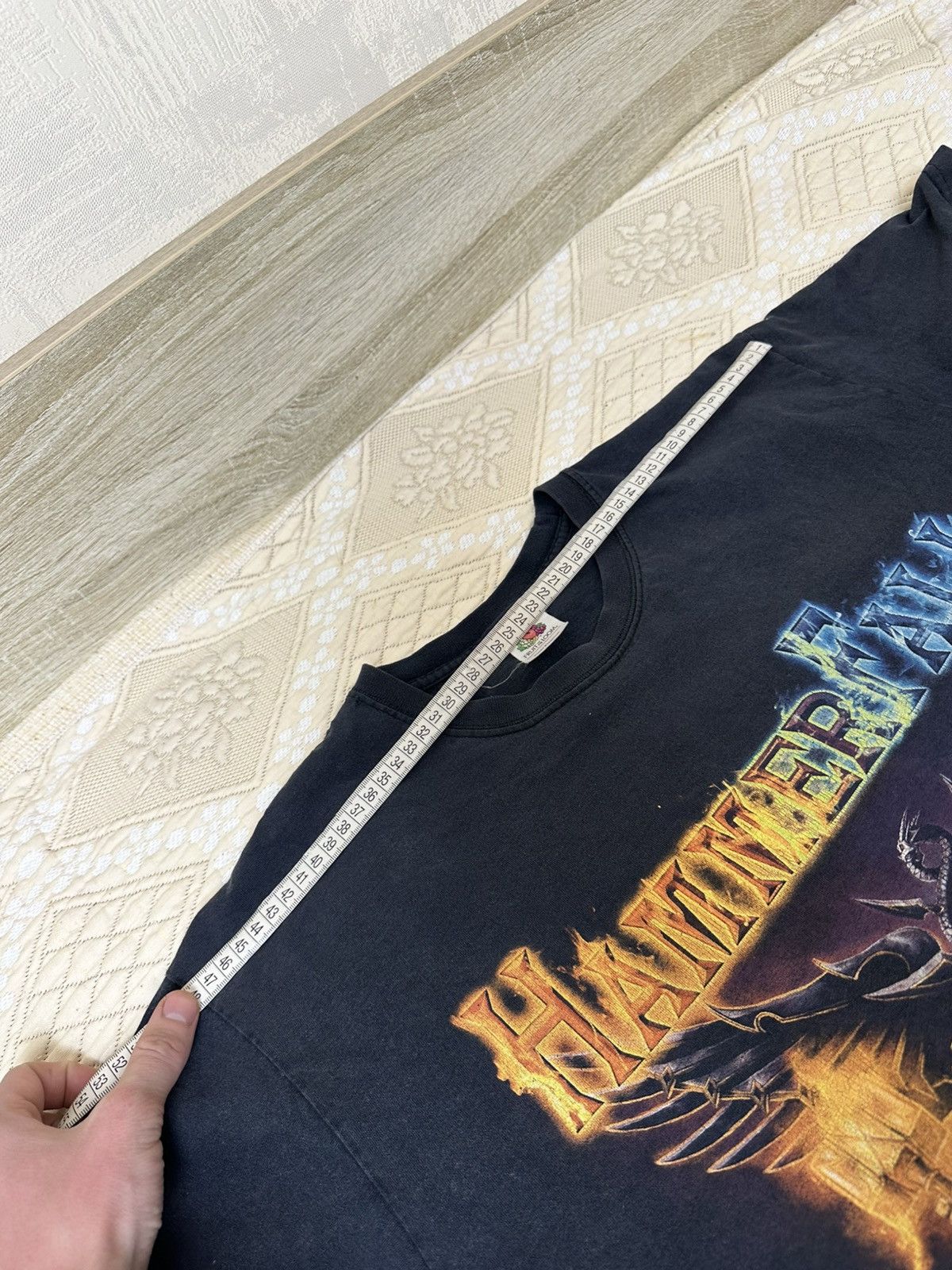 Band Tees 🔥 Vintage 2009 HammerFall Tour Metal Band Tee Shirt Size US L / EU 52-54 / 3 - 11 Thumbnail
