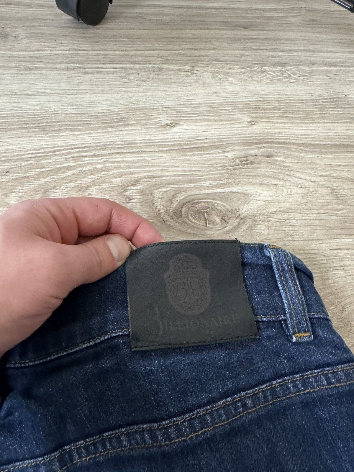Billionaire Couture Billionaire Couture Blue Denim Jeans Made In Italy Size US 34 / EU 50 - 5 Thumbnail