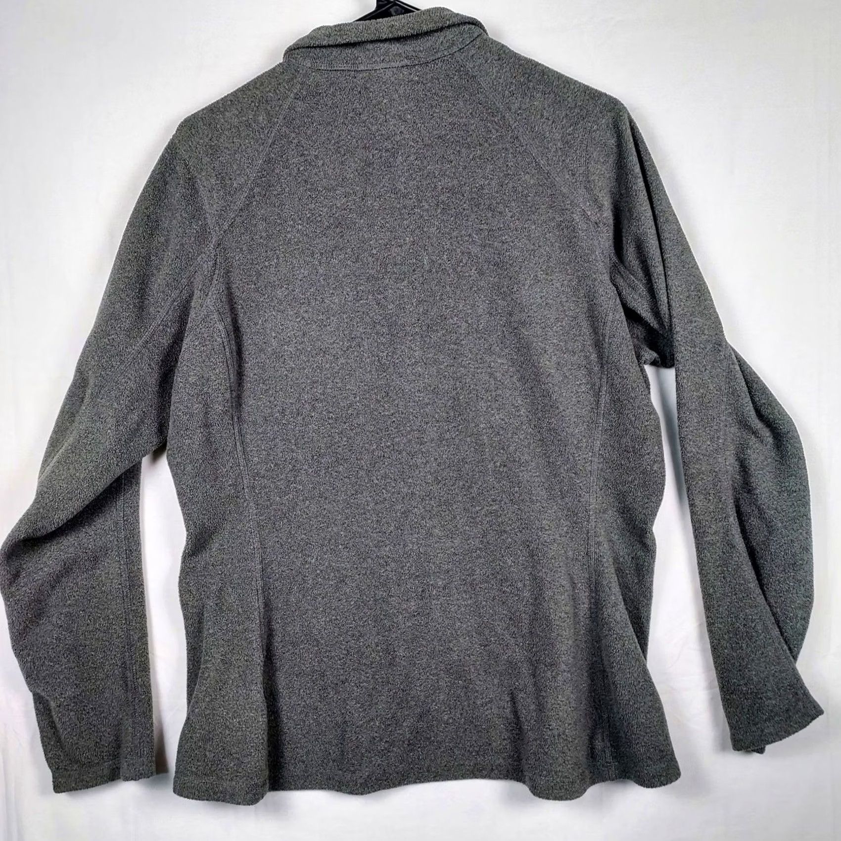 The North Face The North Face Womens Polartec Quarter Zip Fleece Pullover Gray L Outdoor Pullover Long Sleeve Zip Size L / US 10 / IT 46 - 2 Thumbnail