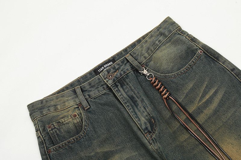 Vintage High street Vibe straight leg flare Cleanfit jeans Size US 32 / EU 48 - 3 Thumbnail