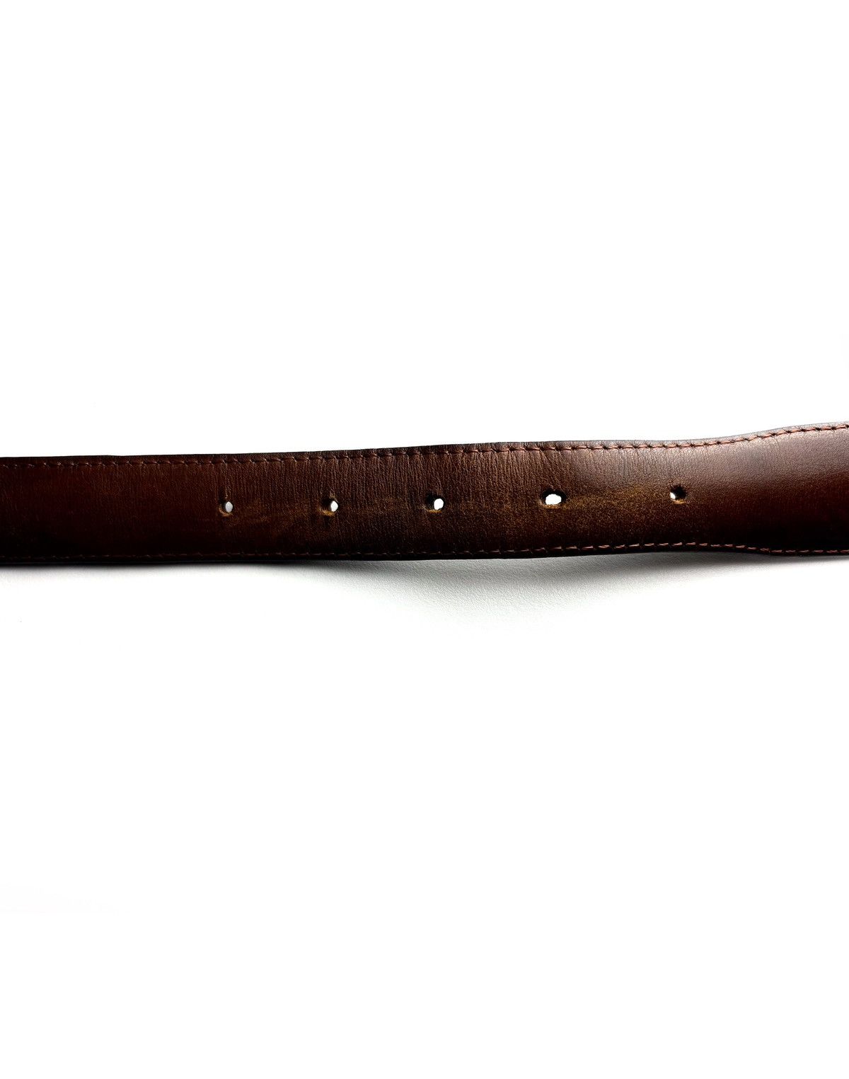 Sterling Silver Giselle 4 Piece 14k Gold .925 Silver Alligator Leather Belt Size ONE SIZE - 10 Thumbnail
