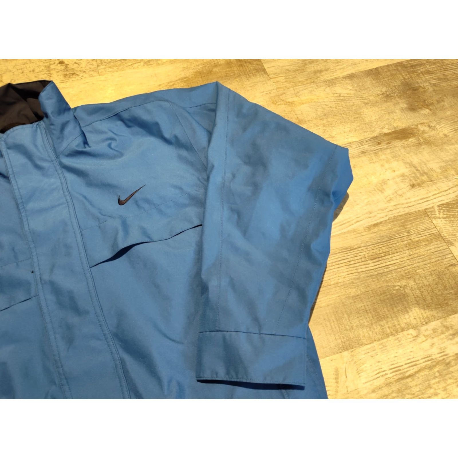 Nike Vtg Nike Golf Blue Mens Full Zip Bomber Jacket Vented Pockets Snap Size S Size US S / EU 44-46 / 1 - 4 Thumbnail
