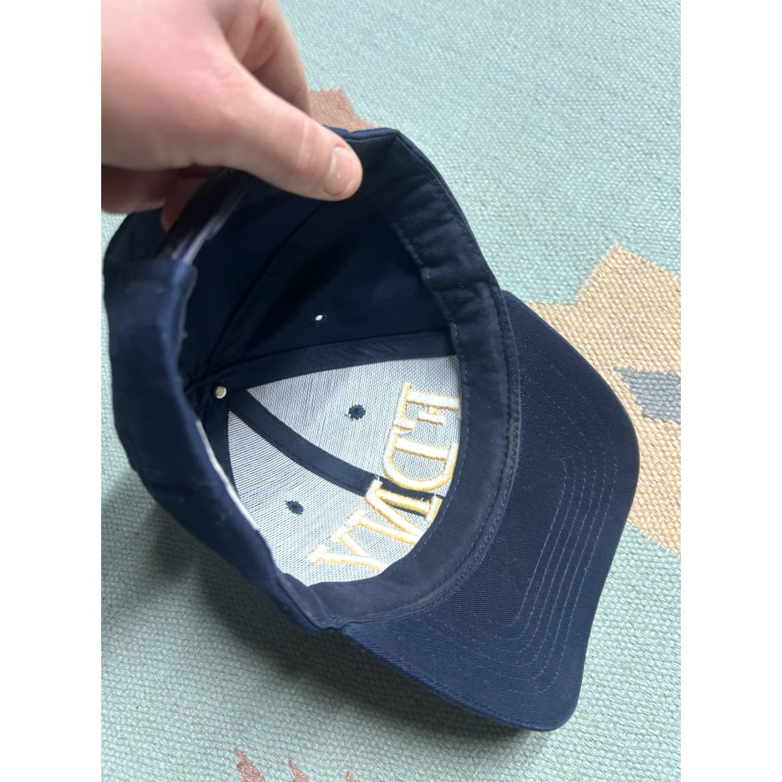 Vintage VINTAGE FDNY New York NYC fire department Navy blue adjustable SnapBack hat cap Men/Adult Adjustable Cap Size ONE SIZE - 6 Thumbnail