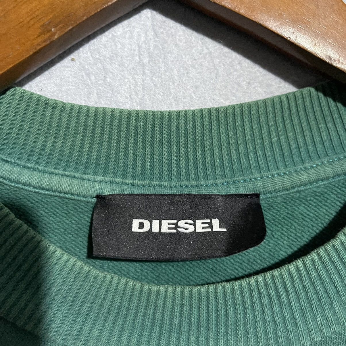 Diesel Diesel Aesthetic Graphic Sweatshirt – Green – 2018 Release Size US L / EU 52-54 / 3 - 8 Thumbnail